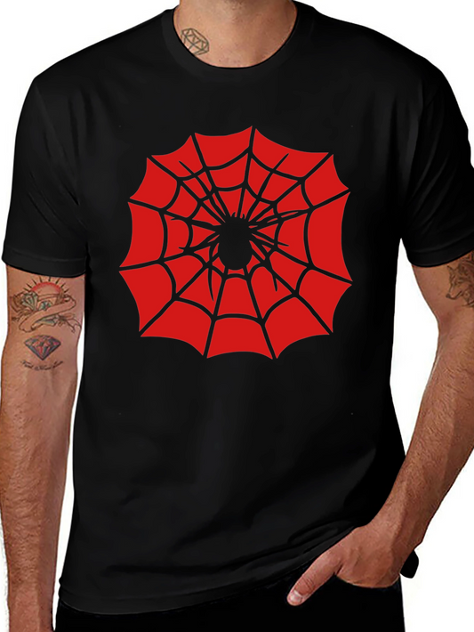 Spider Web Graphic Tee - Halloween Ready