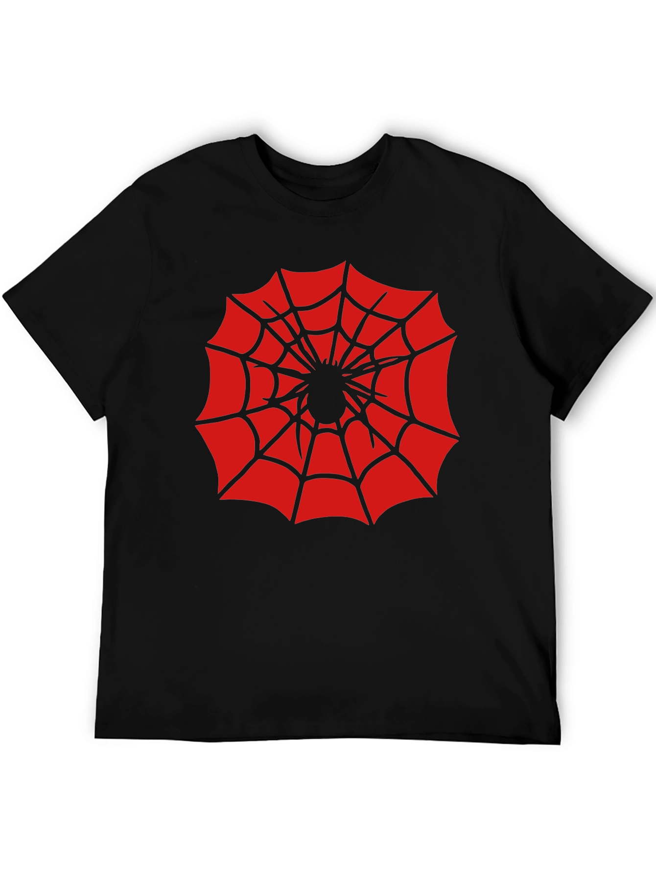 Spider Web Graphic Tee - Halloween Ready