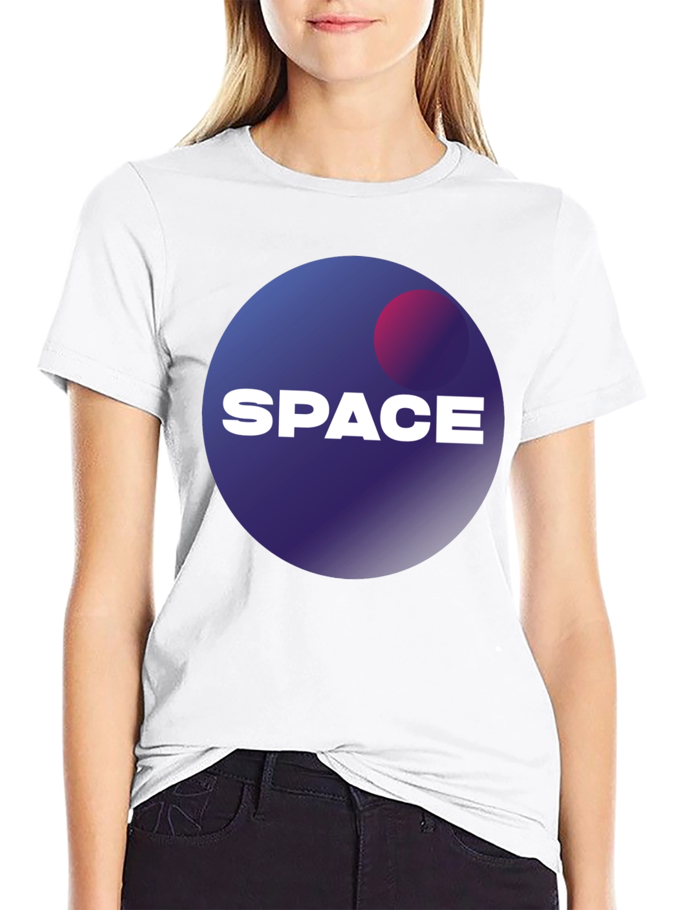 Space Graphic T-Shirt - Galaxy Design
