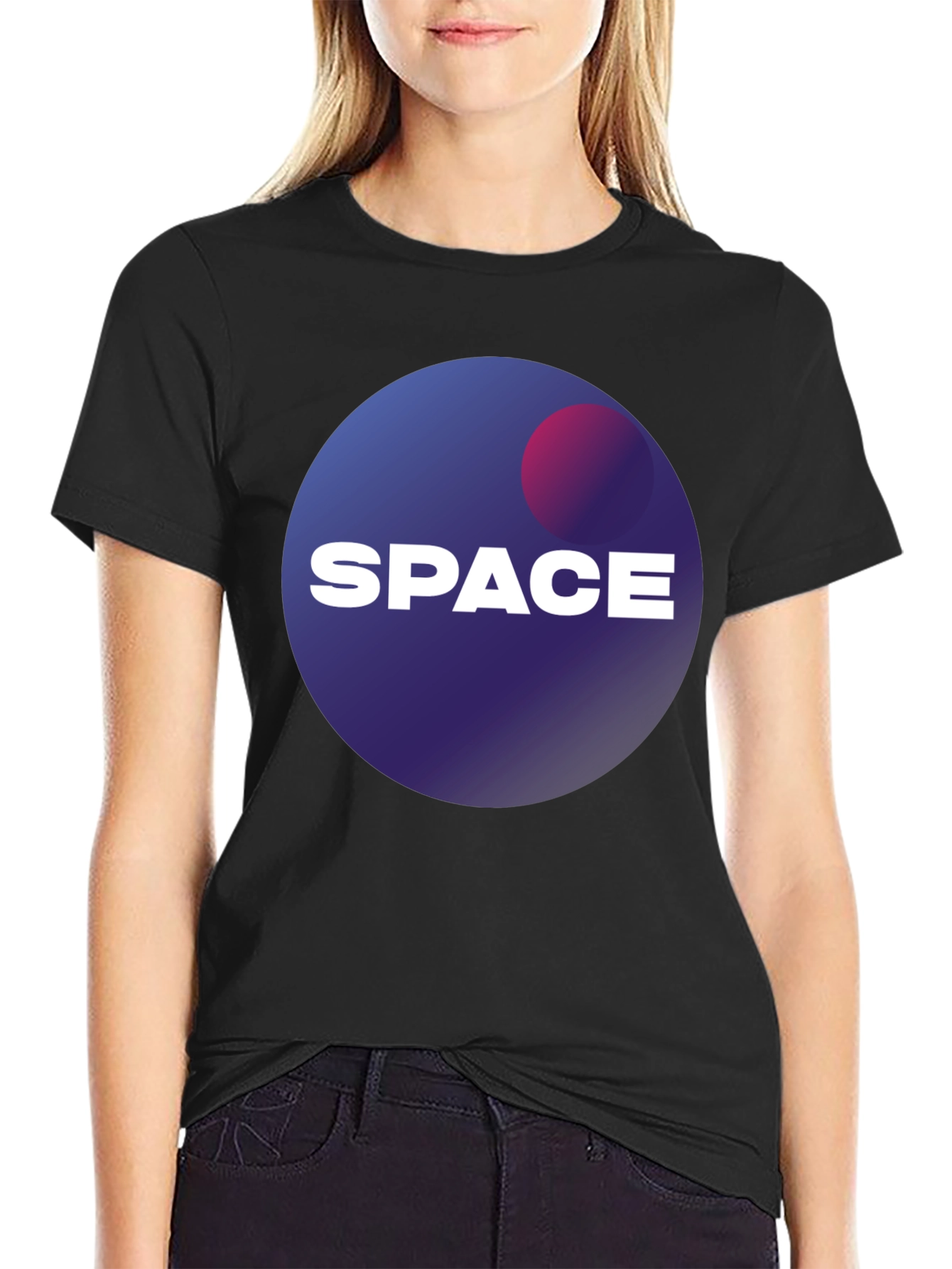 Space Graphic T-Shirt - Galaxy Design