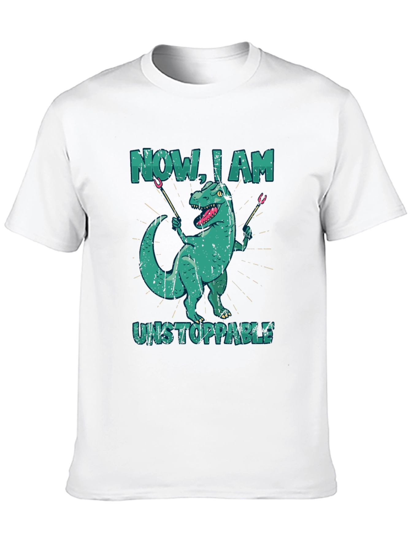 Dino BBQ T-Shirt - Now I Am Unstoppable!