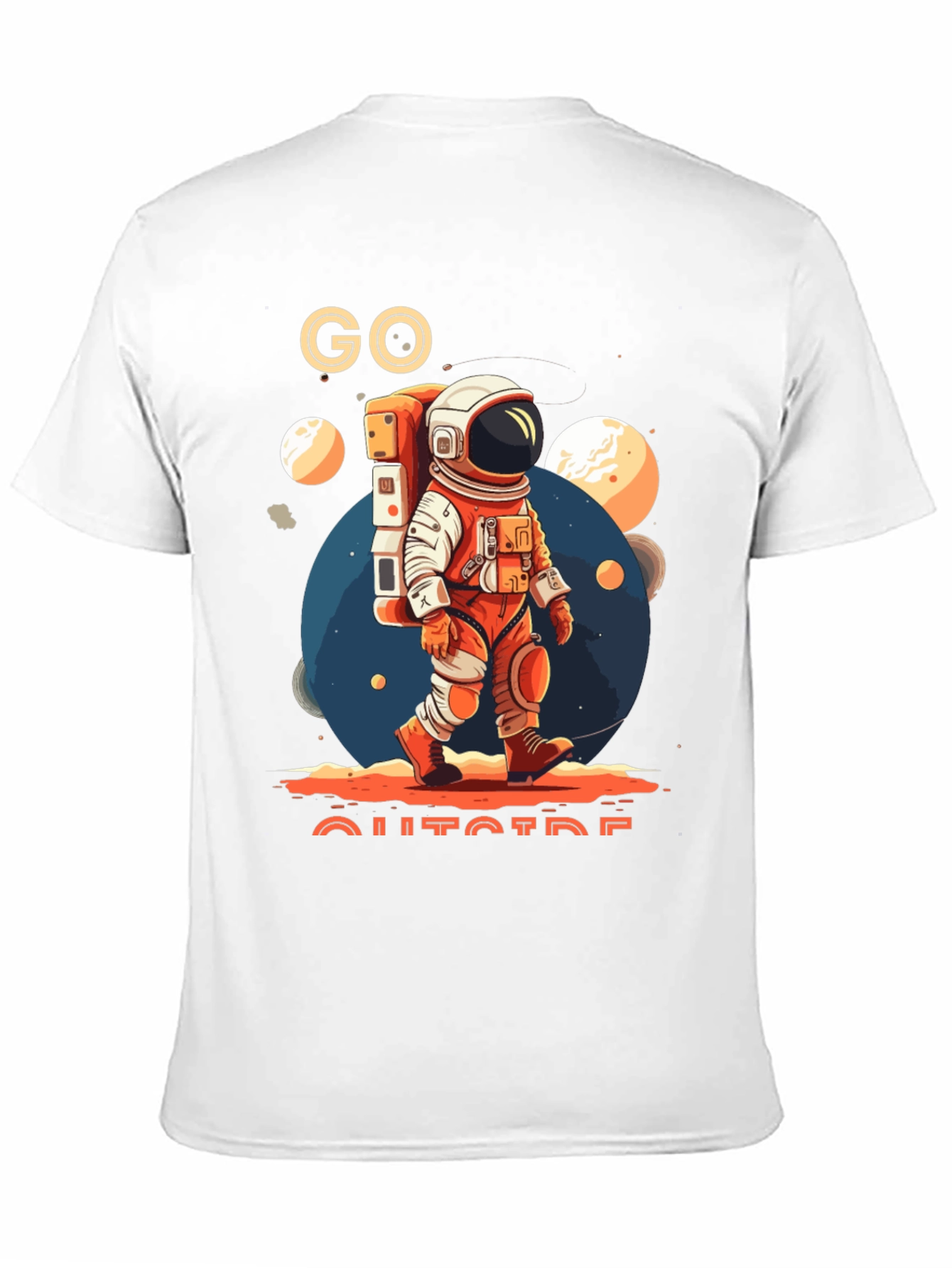 Go Outside Astronaut T-Shirt