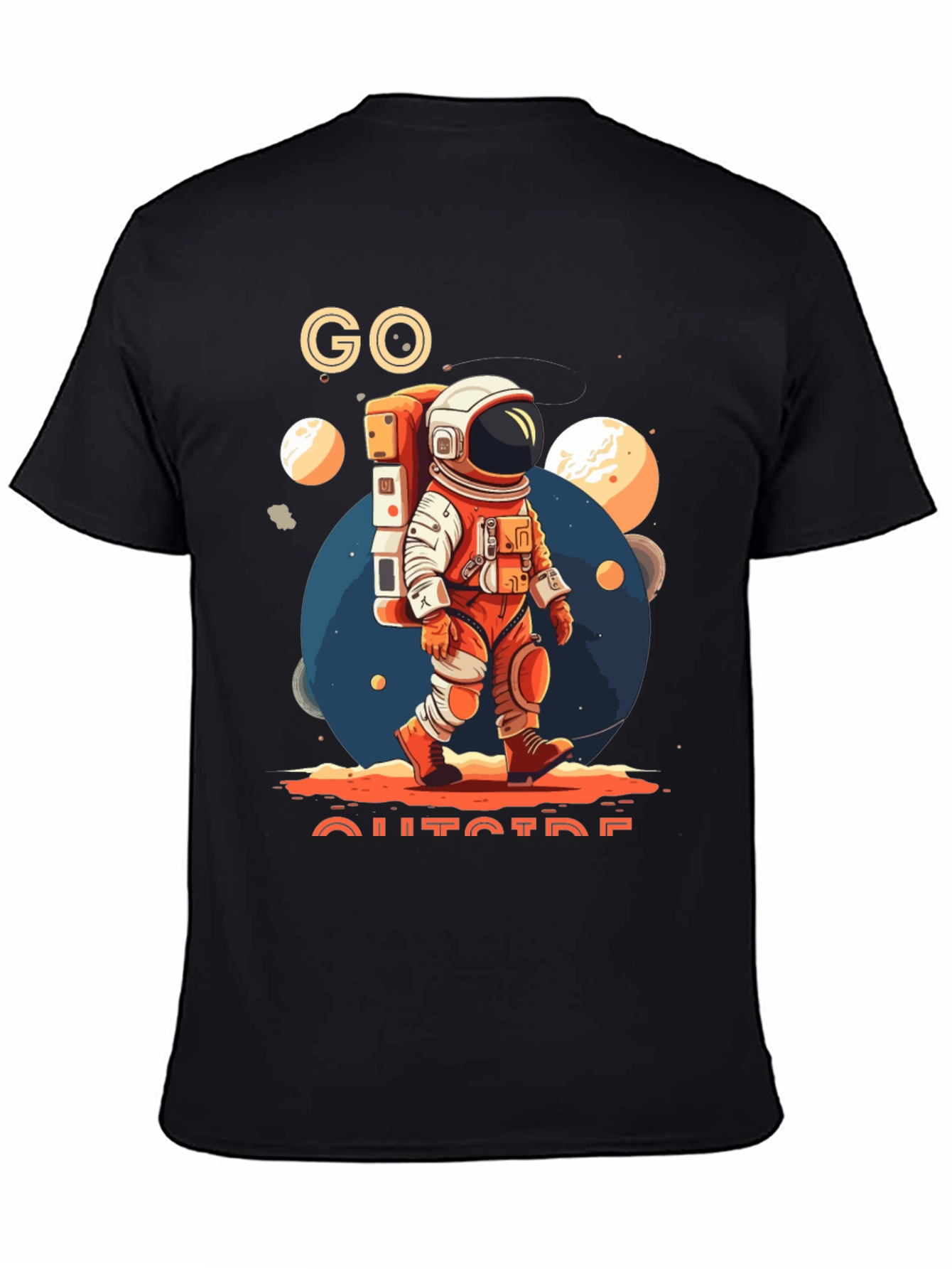 Go Outside Astronaut T-Shirt