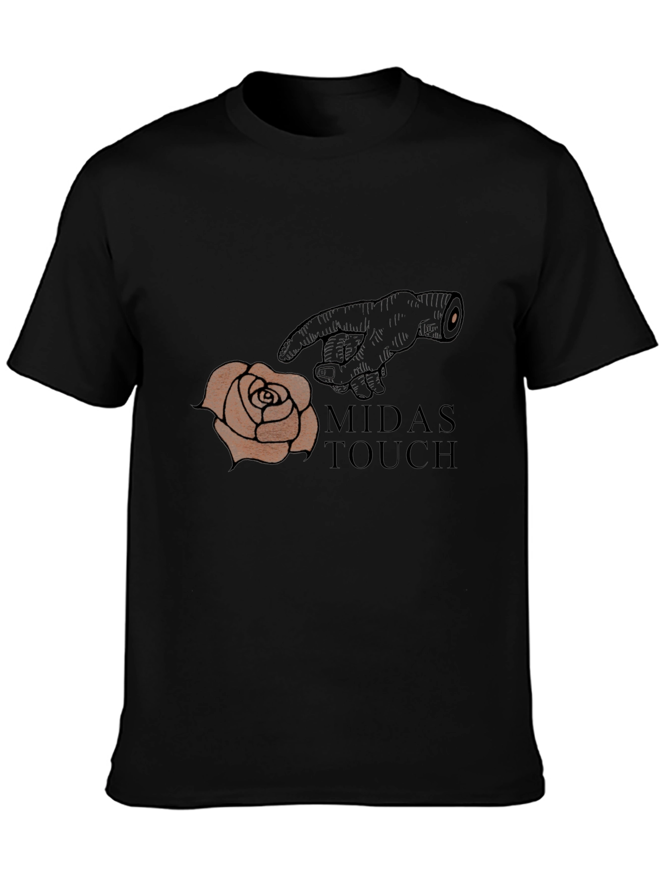 Midas Touch Graphic T-Shirt - Black