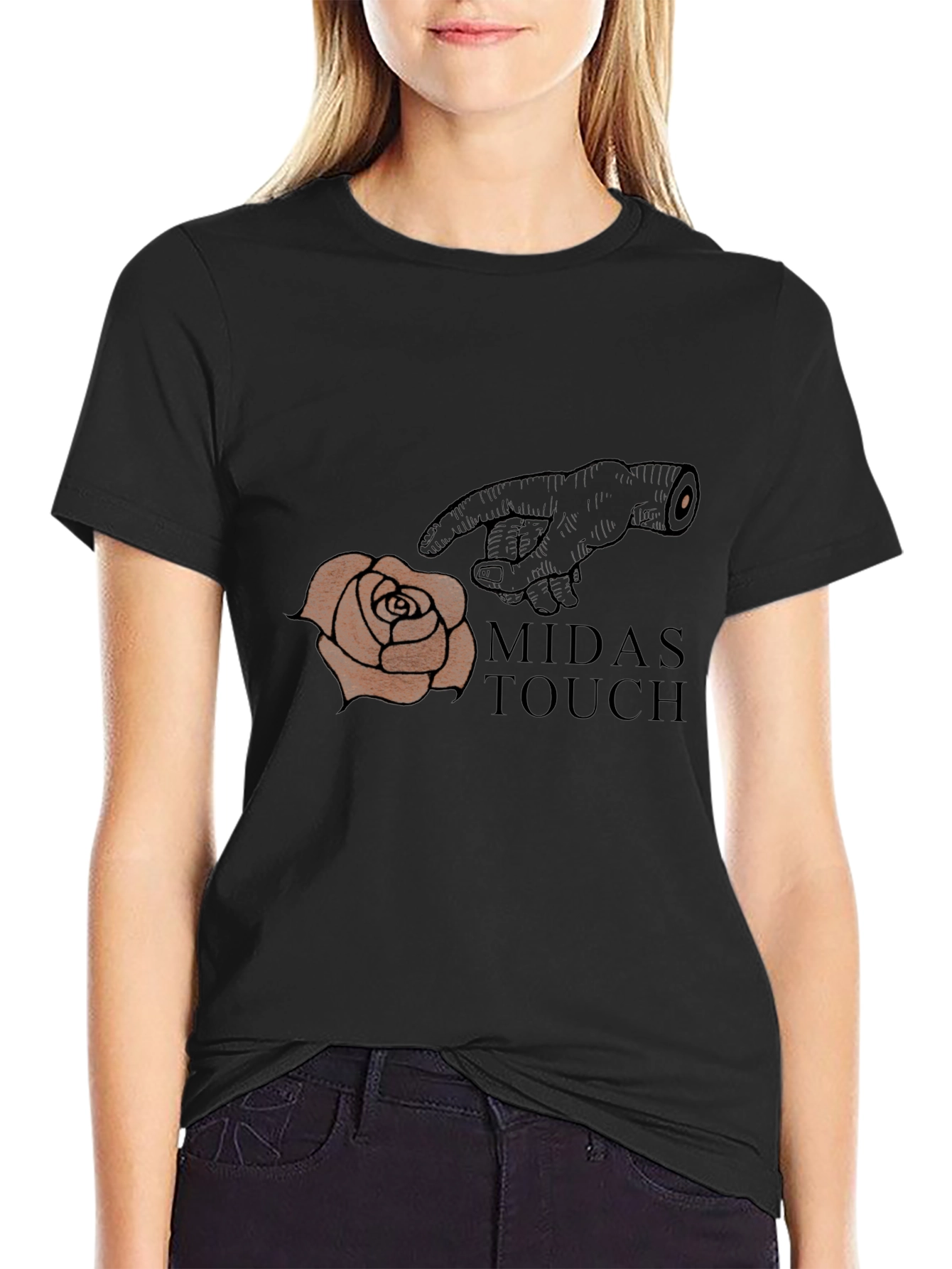 Midas Touch Graphic T-Shirt - Black