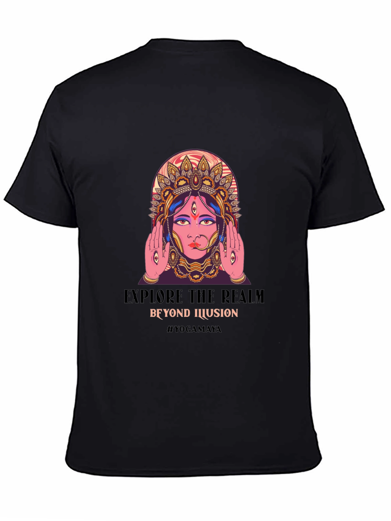 Yogamaya Graphic Tee - Explore Beyond Illusion