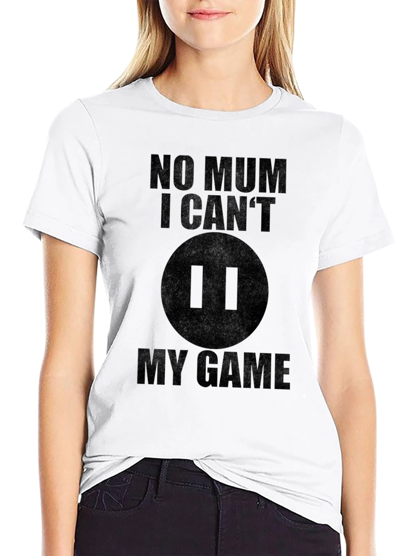 Gamer T-Shirt - No Mum I Cant Pause!