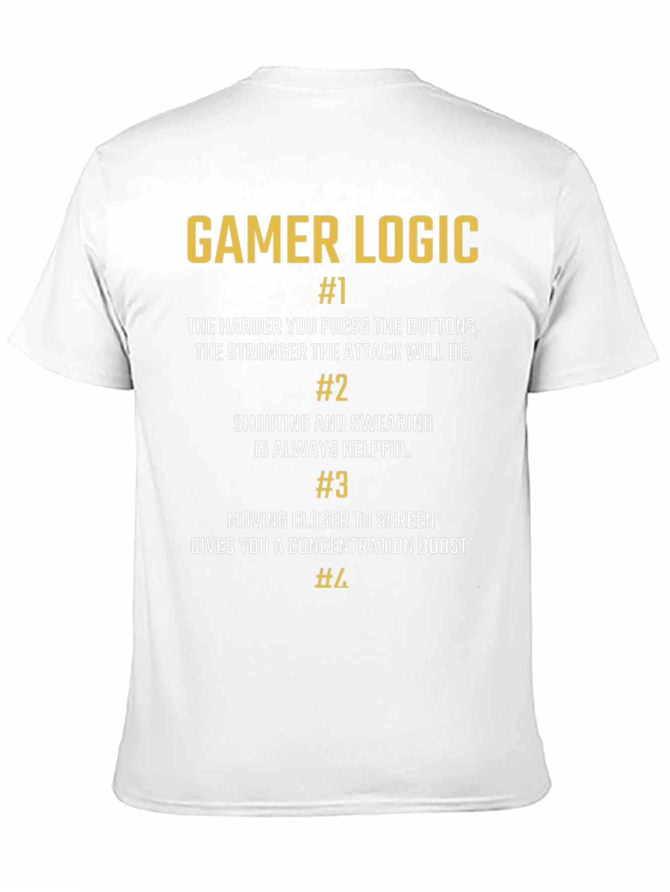 Gamer Logic T-Shirt - Funny Gaming Tee