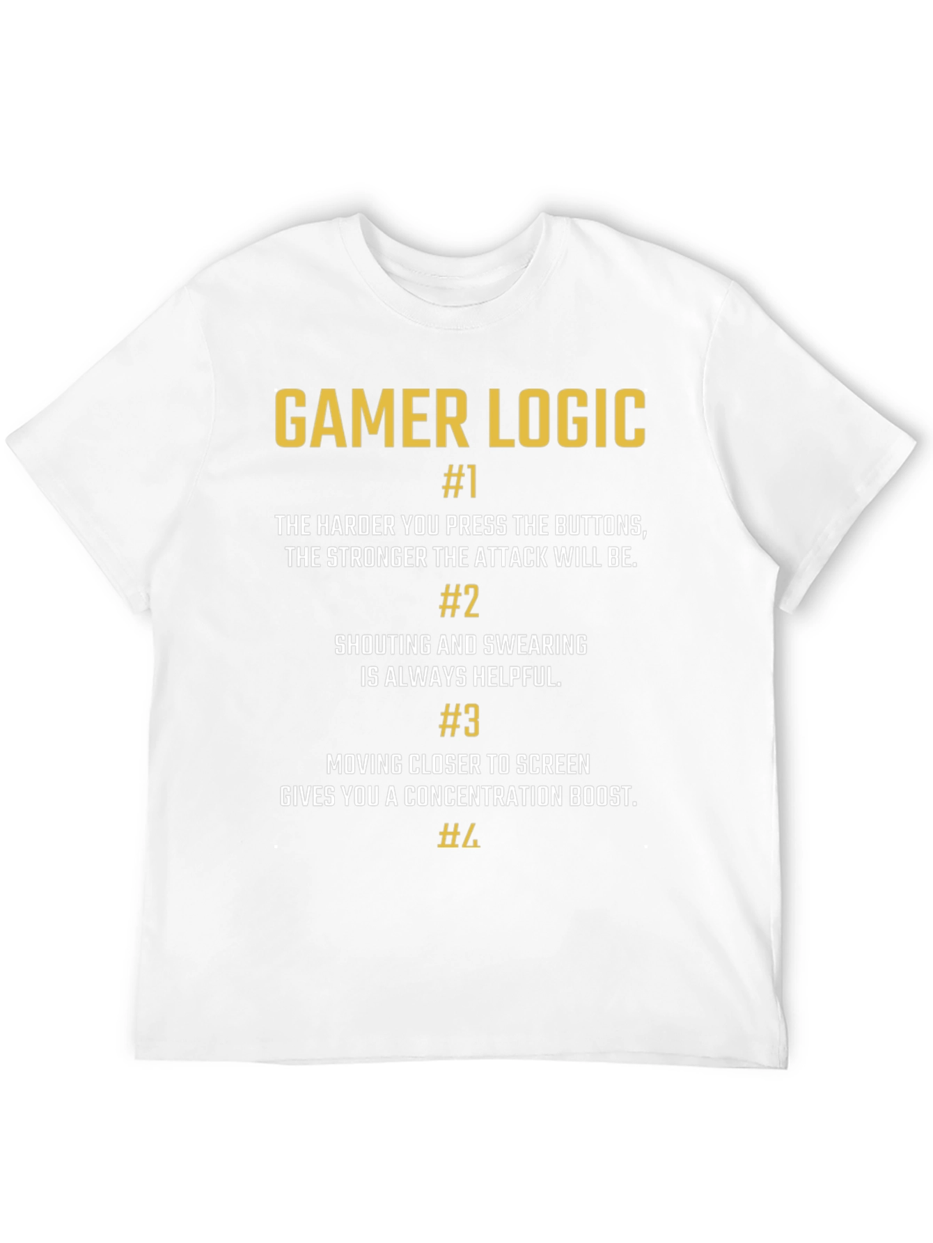 Gamer Logic T-Shirt - Funny Gaming Tee
