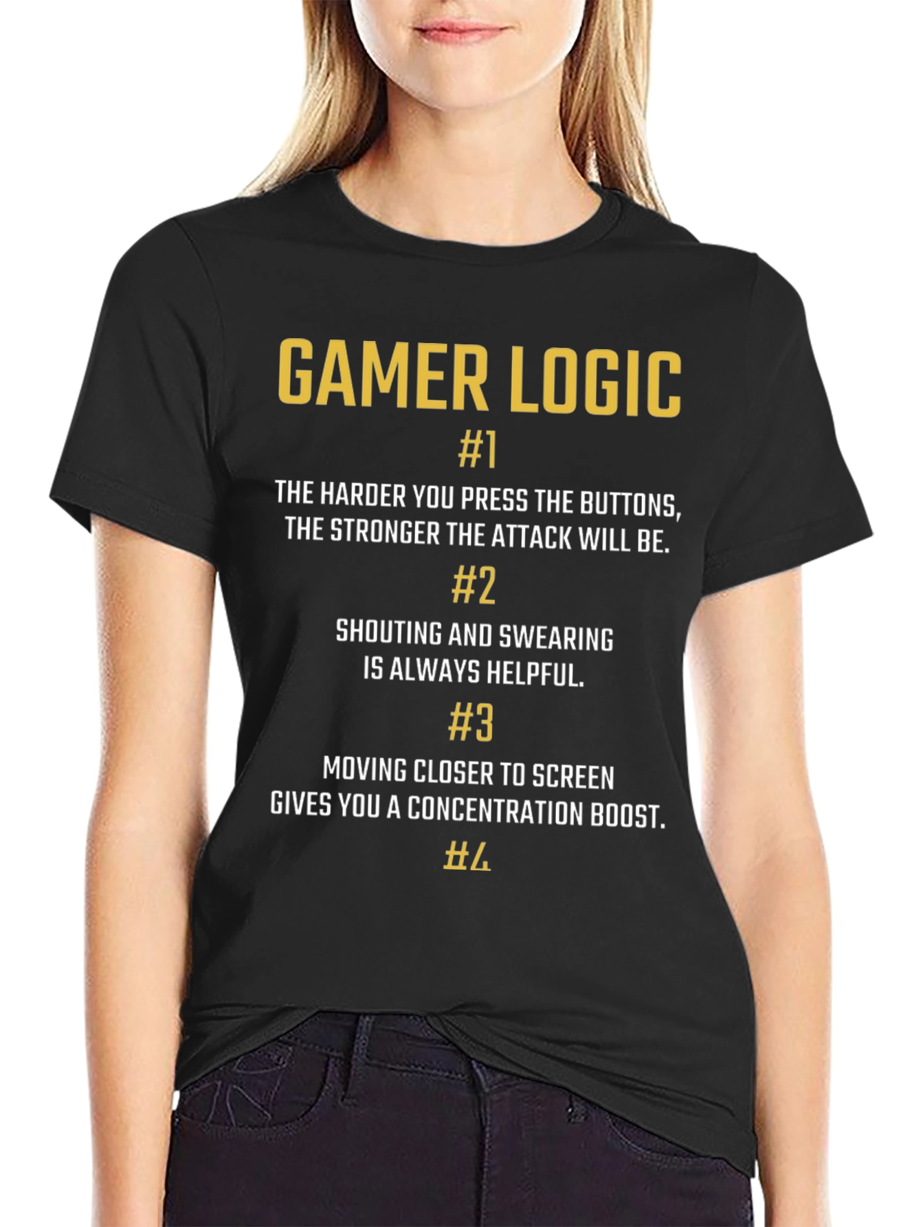 Gamer Logic T-Shirt - Funny Gaming Tee