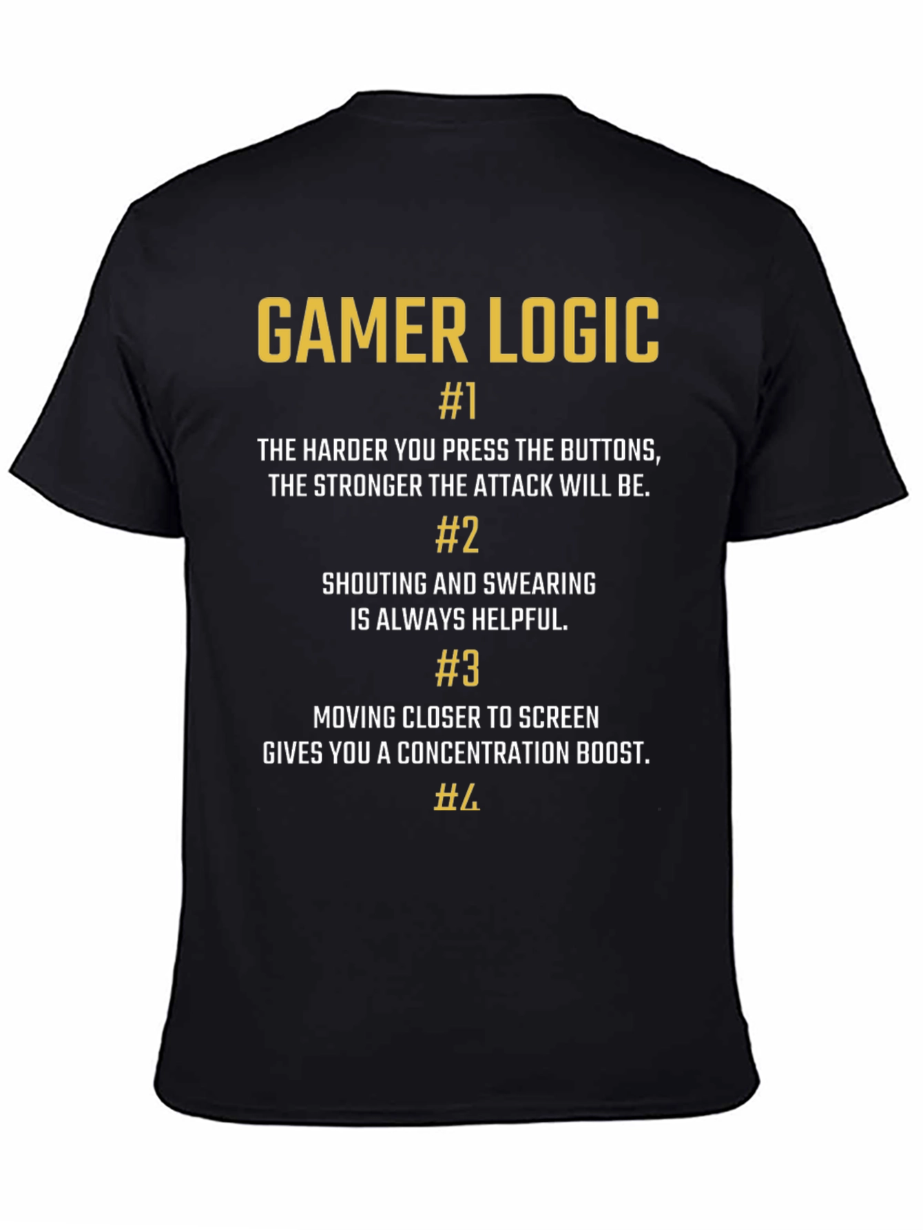 Gamer Logic T-Shirt - Funny Gaming Tee