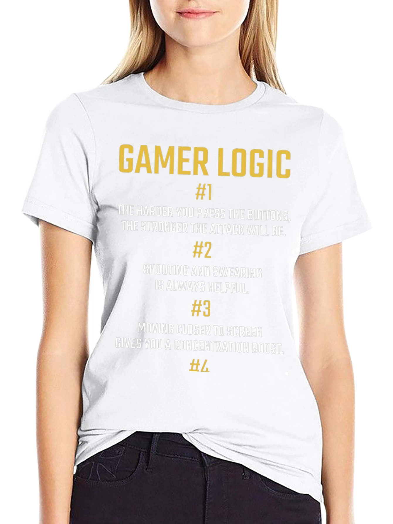 Gamer Logic T-Shirt - Funny Gaming Tee