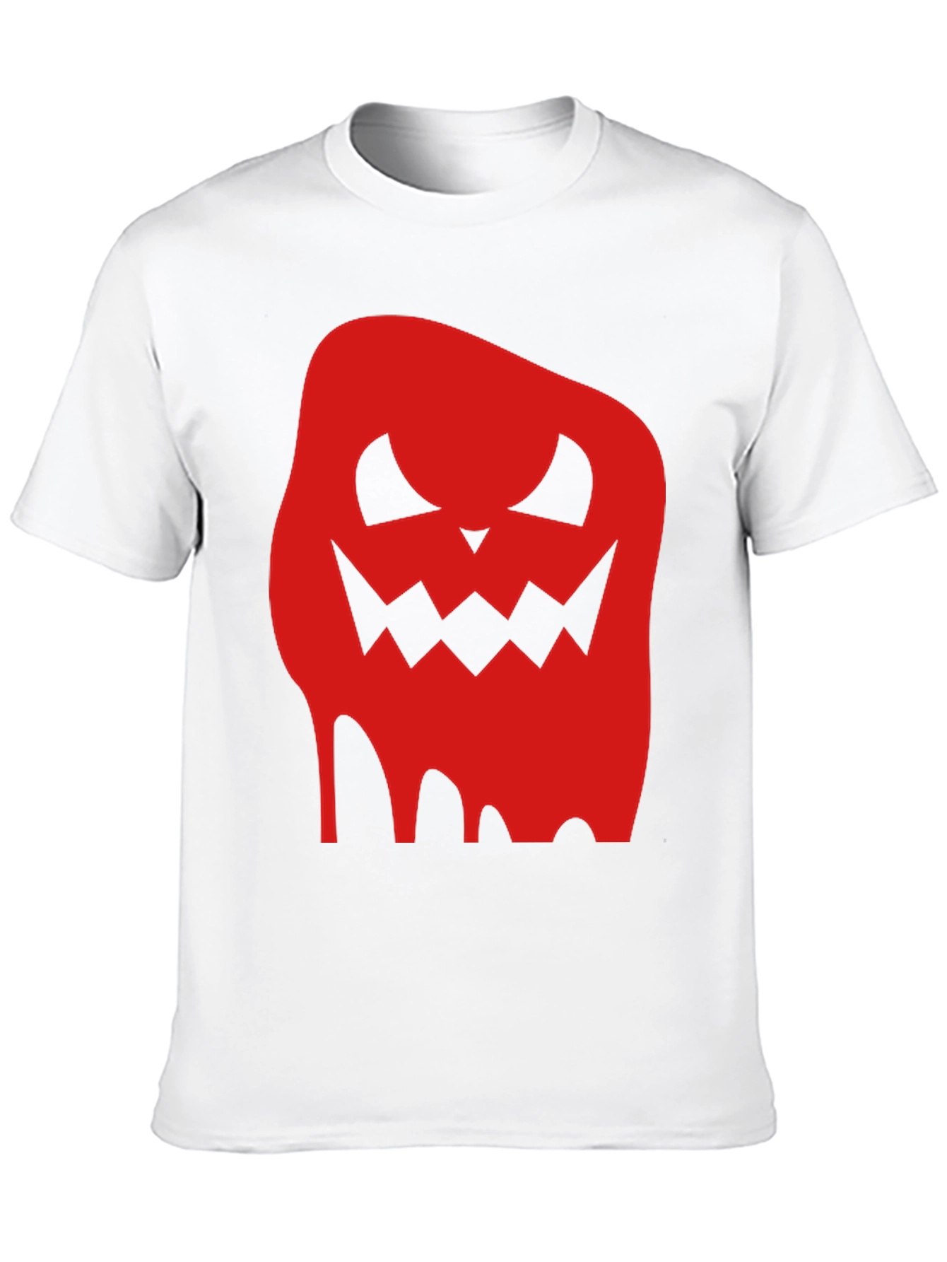 Halloween Ghost Face Graphic Tee