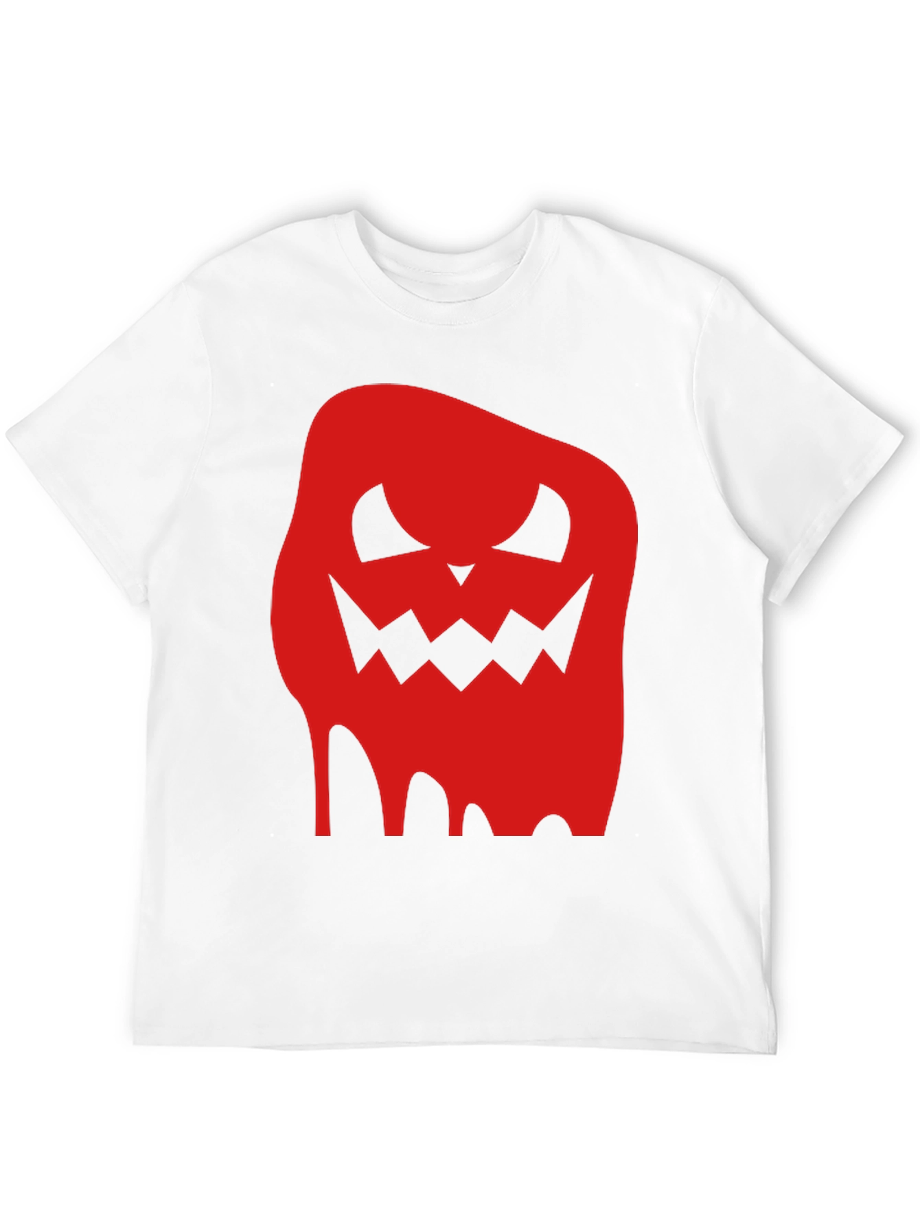 Halloween Ghost Face Graphic Tee
