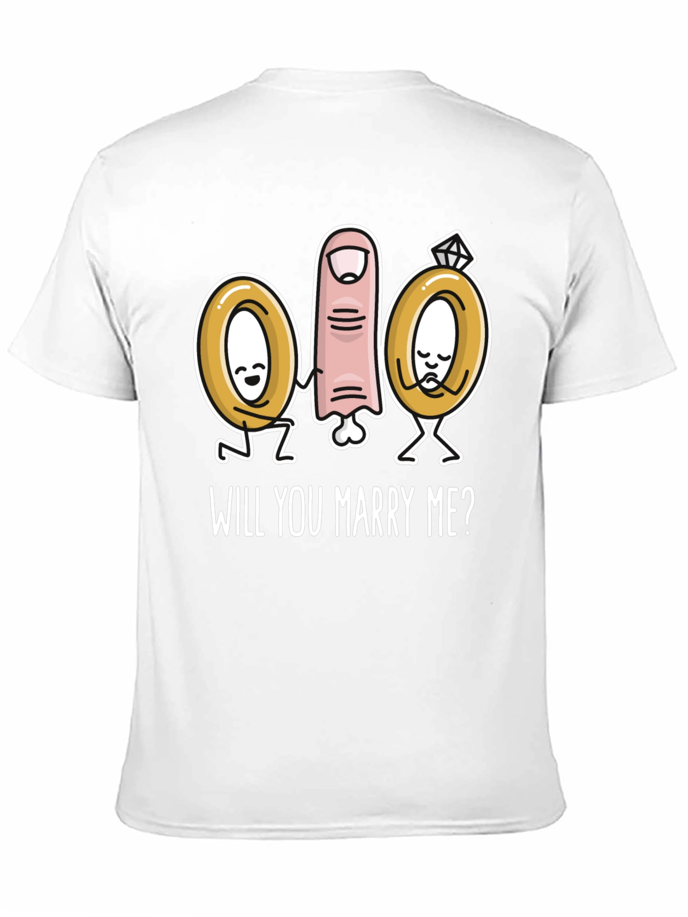 Marry Me Graphic T-Shirt Cute Proposal Tee