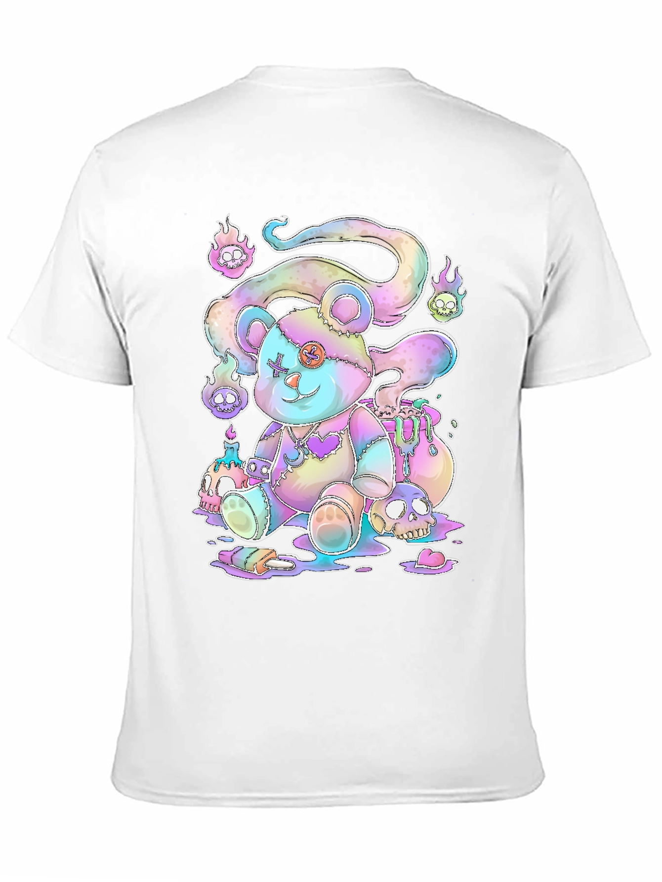 Gothic Pastel Teddy Bear Graphic Tee