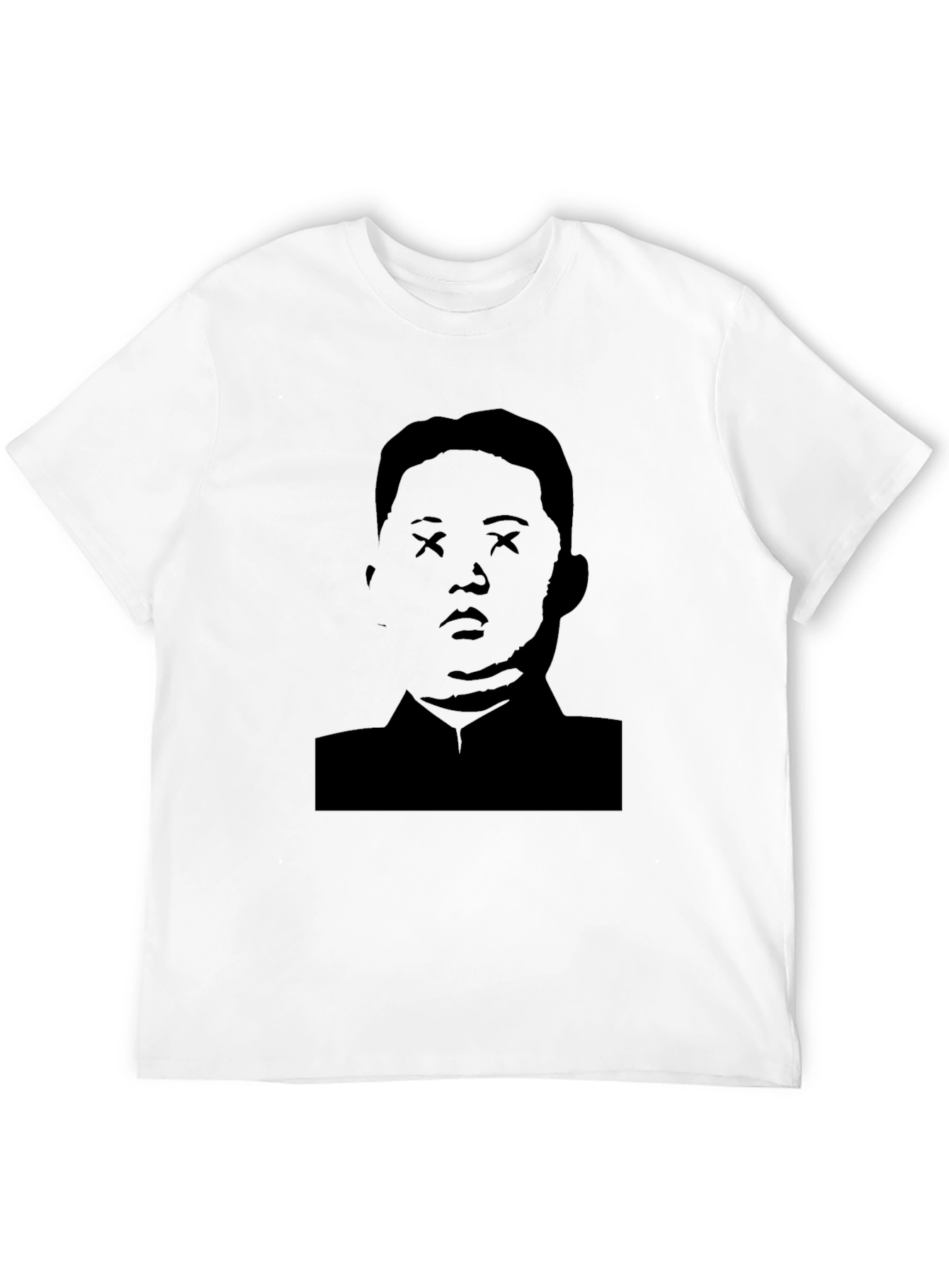Kim Jong Un X Eyes Black Graphic T-Shirt