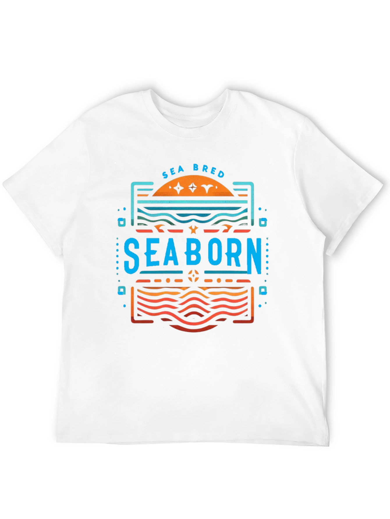 Sea Born Graphic Tee - Coastal Inspired Design