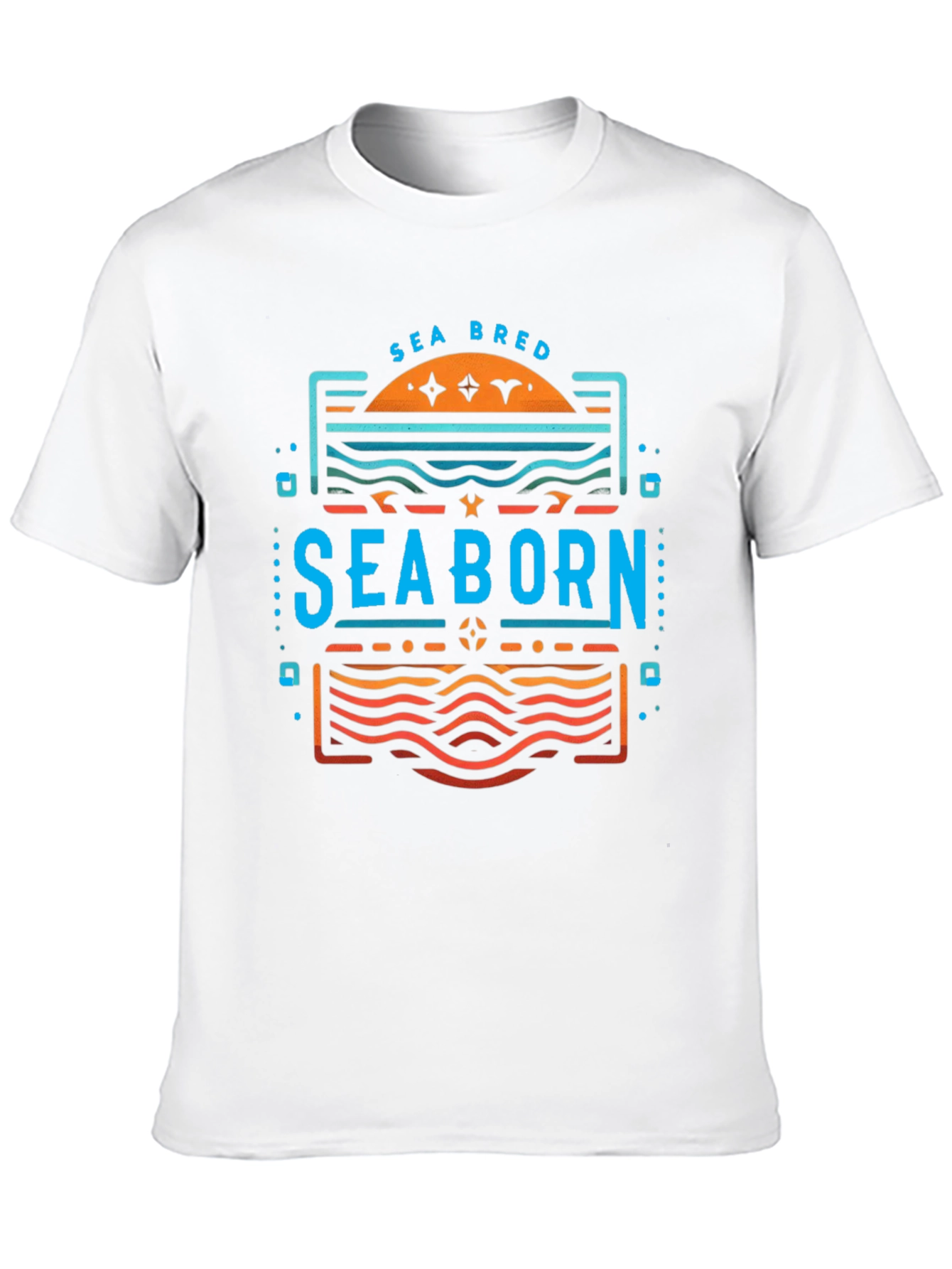 Sea Born Graphic Tee - Coastal Inspired Design
