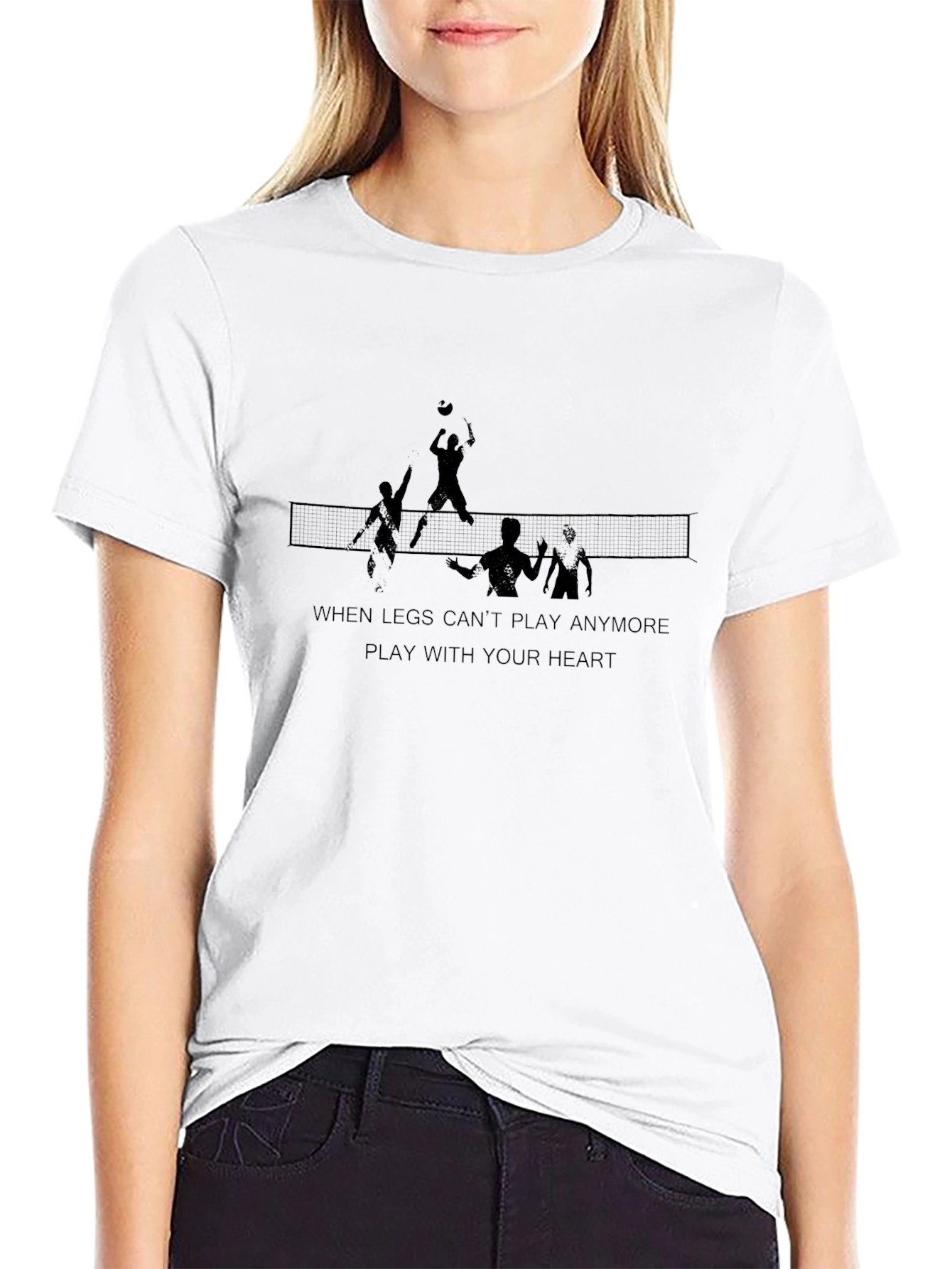 Volleyball Heart T-Shirt