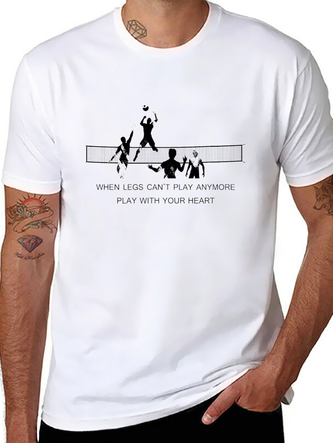 Volleyball Heart T-Shirt