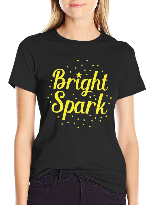Bright Spark Graphic Tee - Soft Cotton Blend