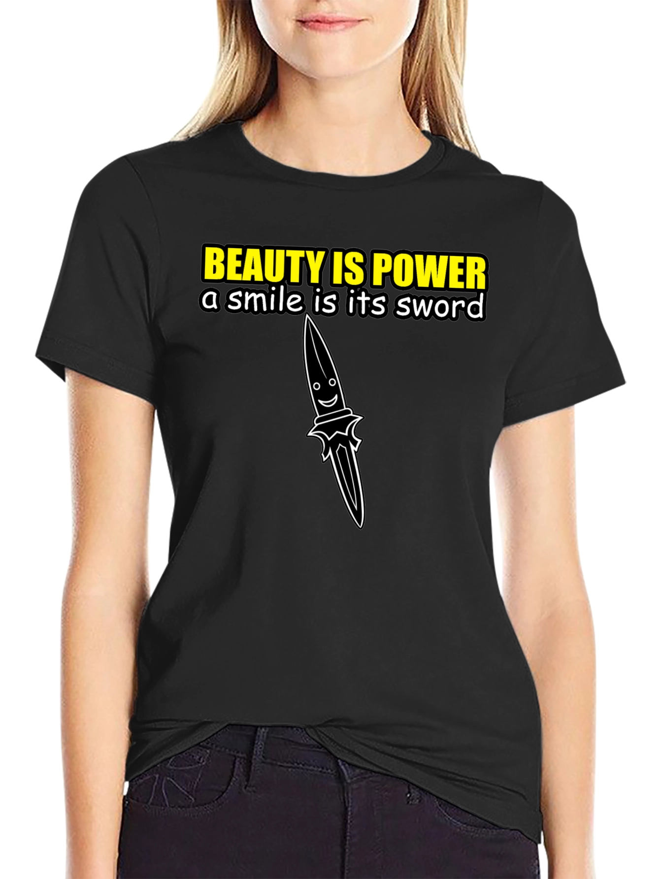 Beauty is Power Graphic T-Shirt