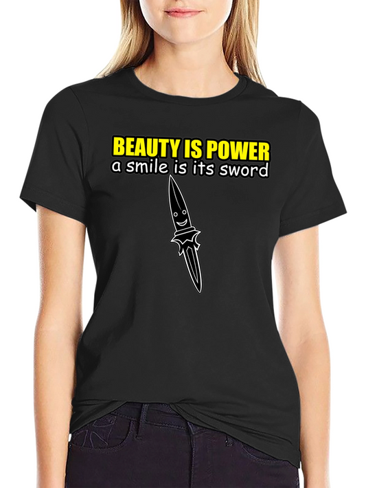 Beauty is Power Graphic T-Shirt
