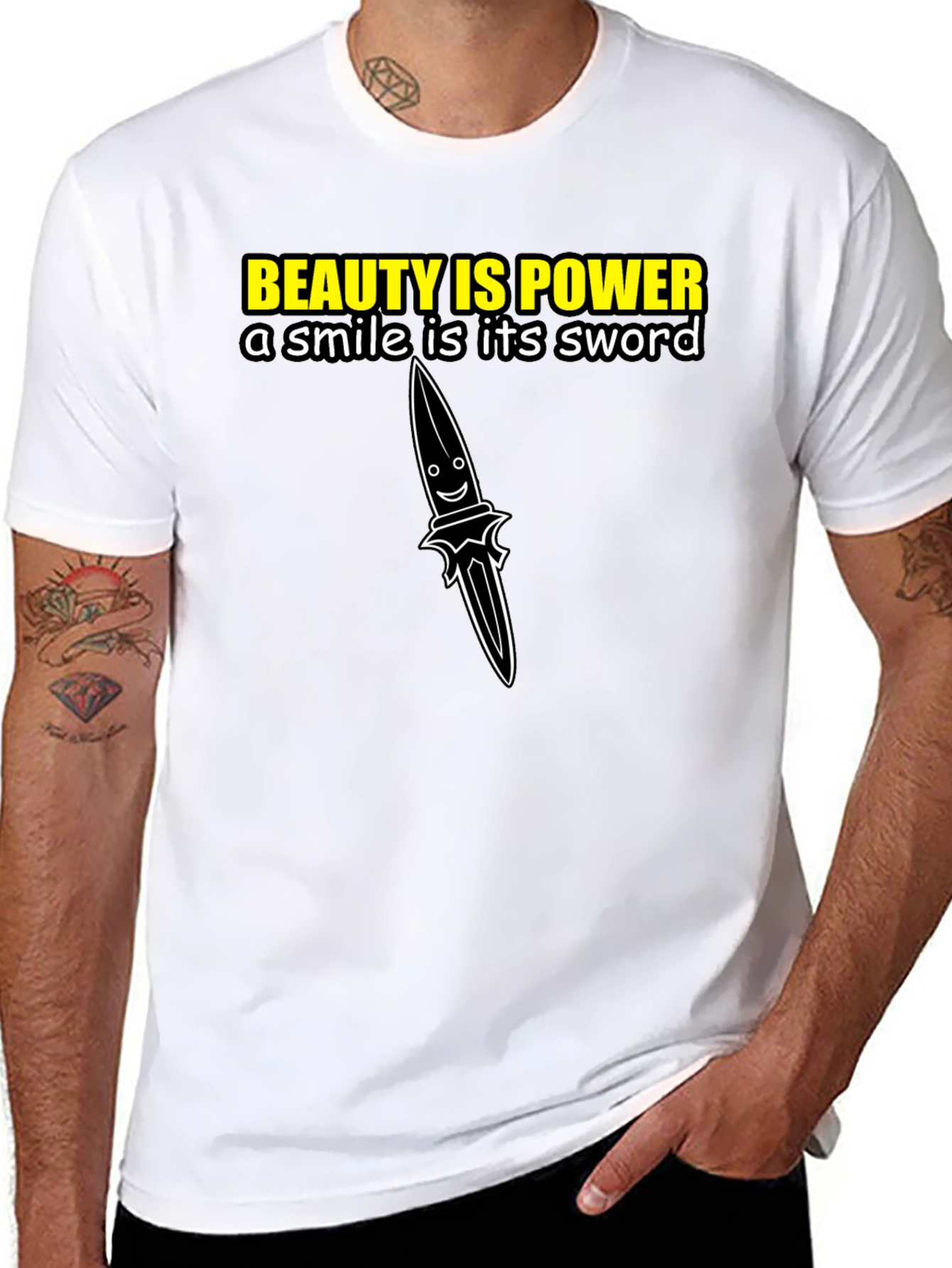 Beauty is Power Graphic T-Shirt