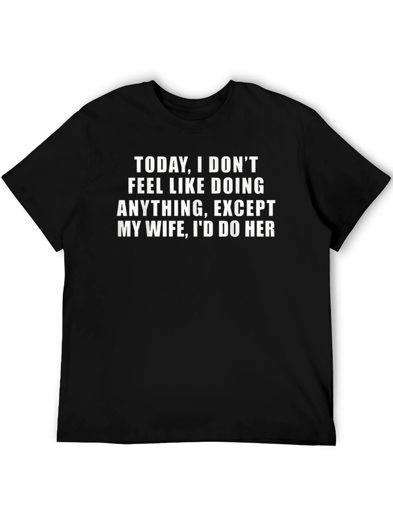 Funny My Wife Graphic T-Shirt - Black