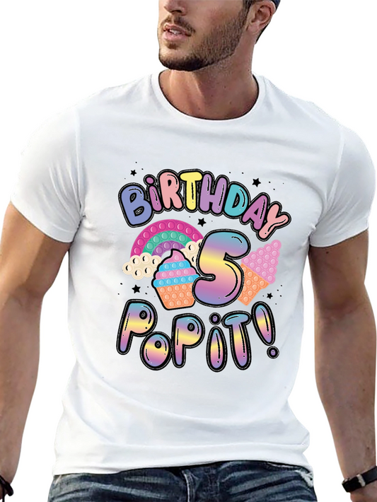 Birthday 5 Pop It! T-Shirt