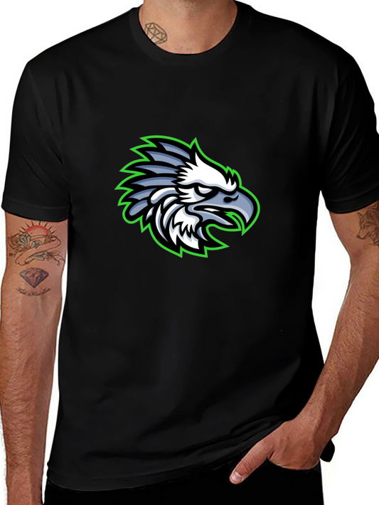 Eagle Graphic Black T-Shirt | Cool Bird Design Tee