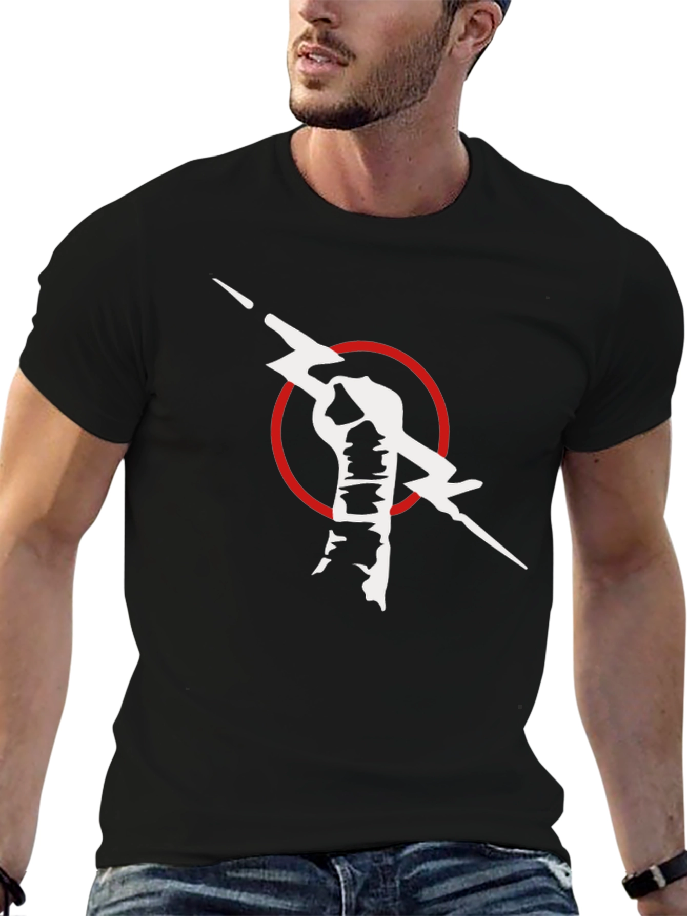 Rebel Fist Graphic T-Shirt - Black