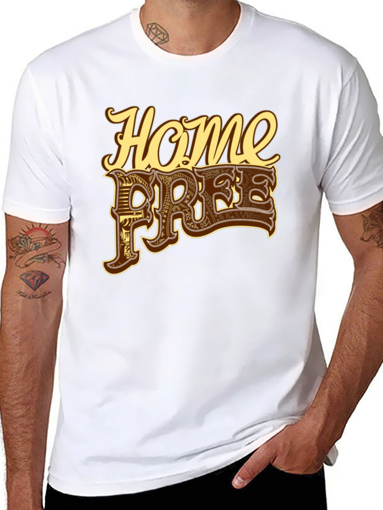 Home Free Graphic Tee - Stylish Black T-Shirt