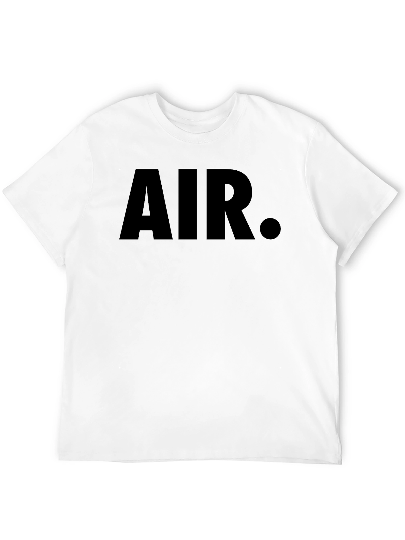 Mens Black Graphic T-Shirt - AIR Print