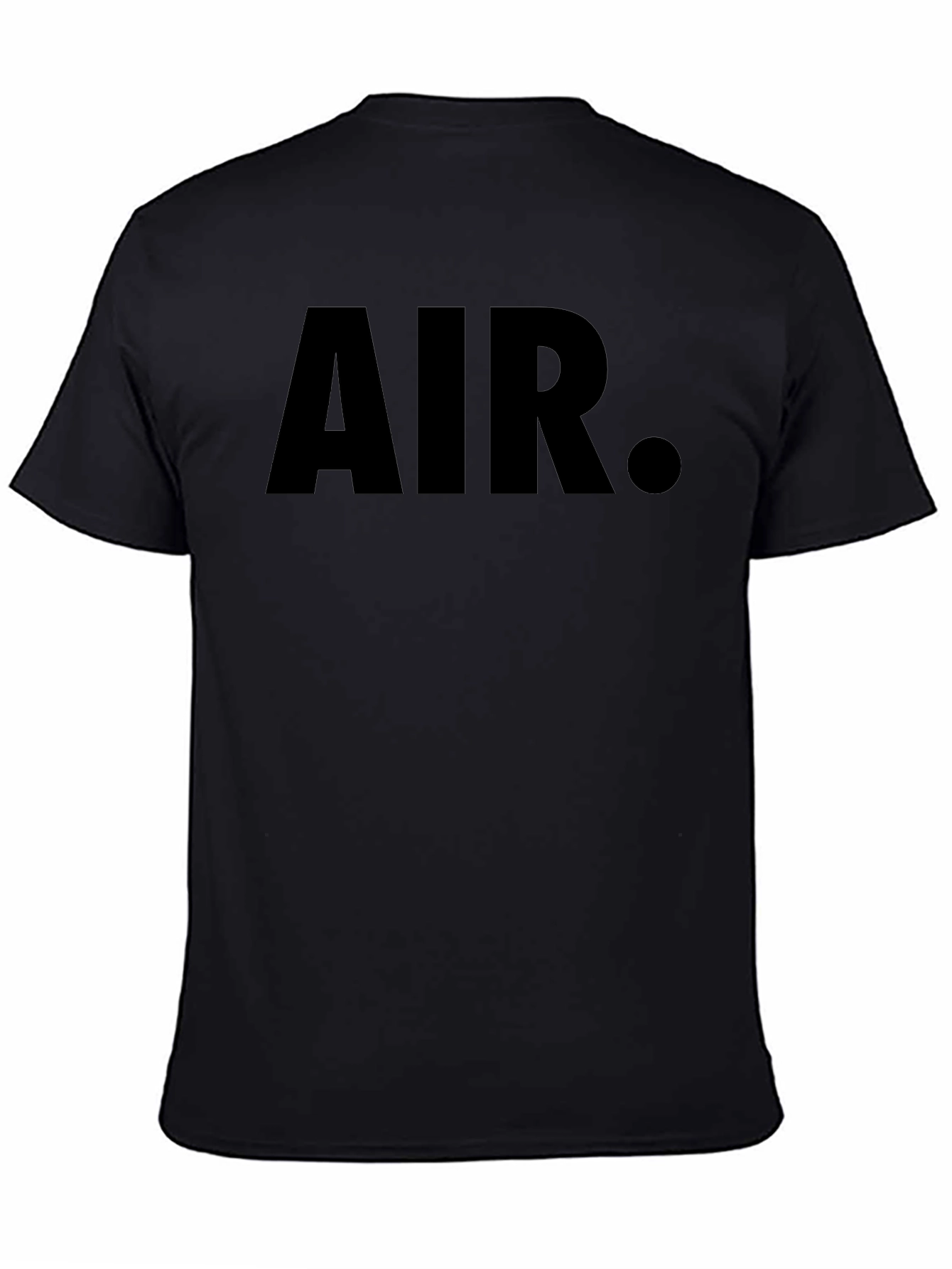 Mens Black Graphic T-Shirt - AIR Print