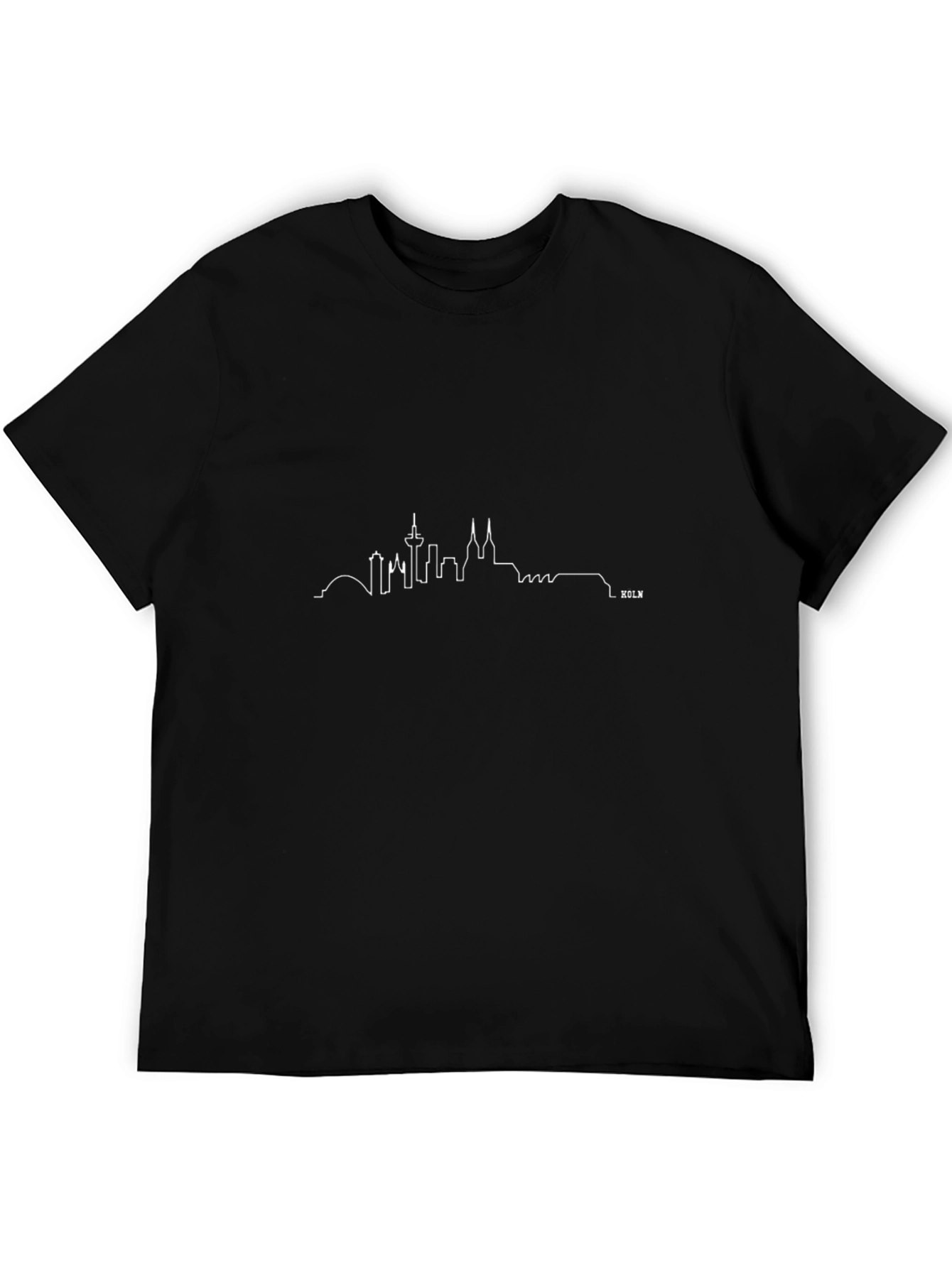 Cologne Skyline Black T-Shirt