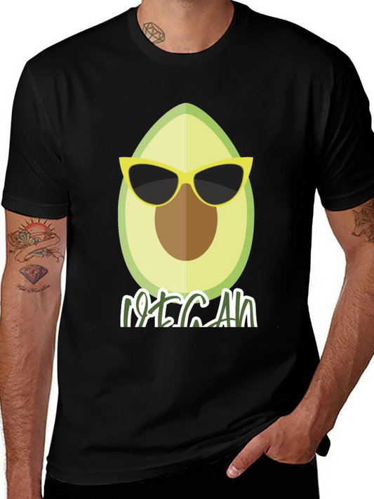 Cool Vegan Avocado Graphic T-Shirt