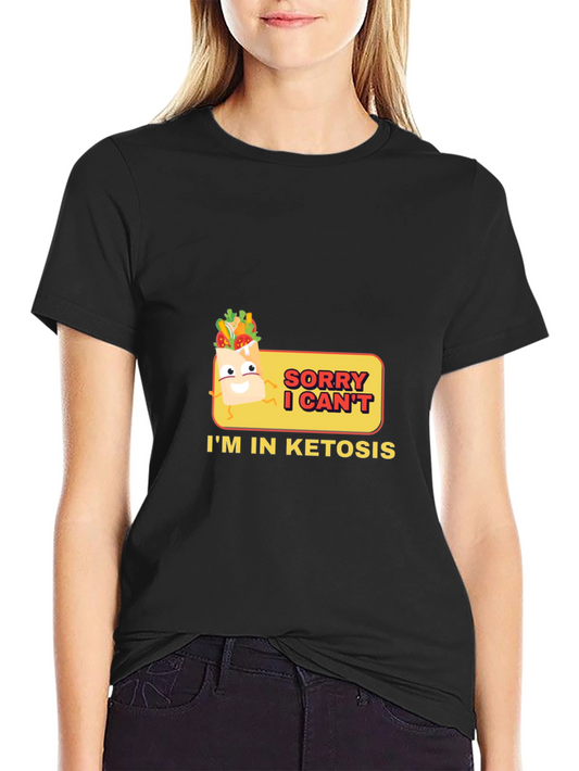 Keto Diet T-Shirt - Sorry I Cant