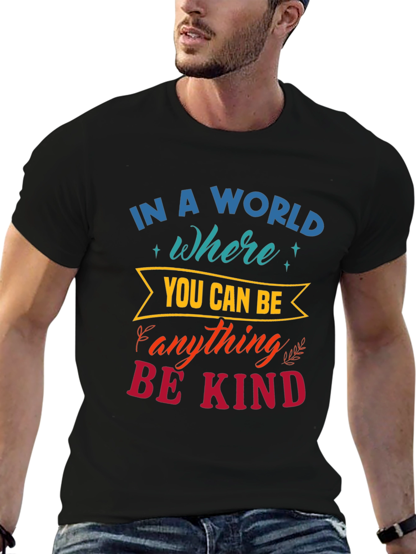 Be Kind Graphic Tee - Soft Cotton Blend Shirt