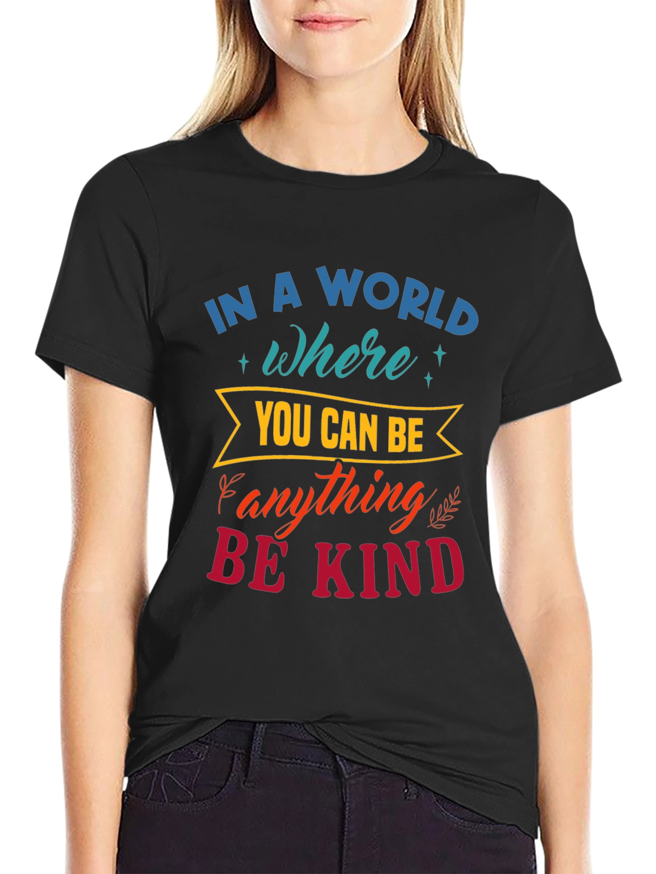 Be Kind Graphic Tee - Soft Cotton Blend Shirt
