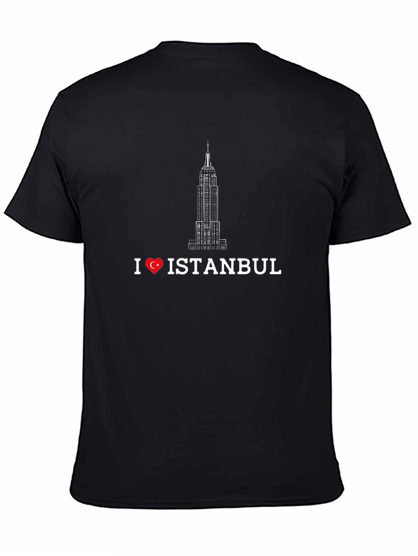 I Love Istanbul T-Shirt - Black