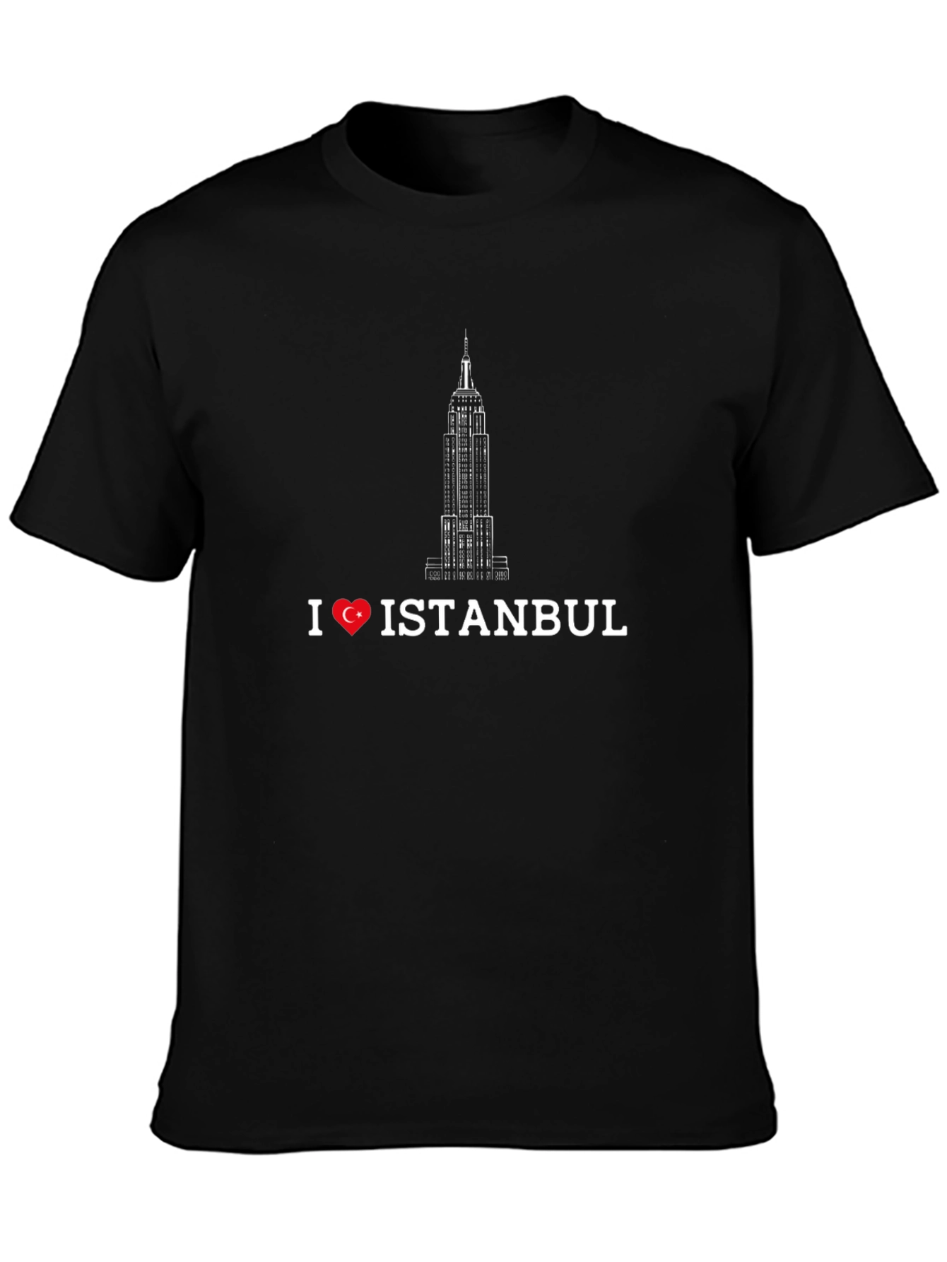 I Love Istanbul T-Shirt - Black