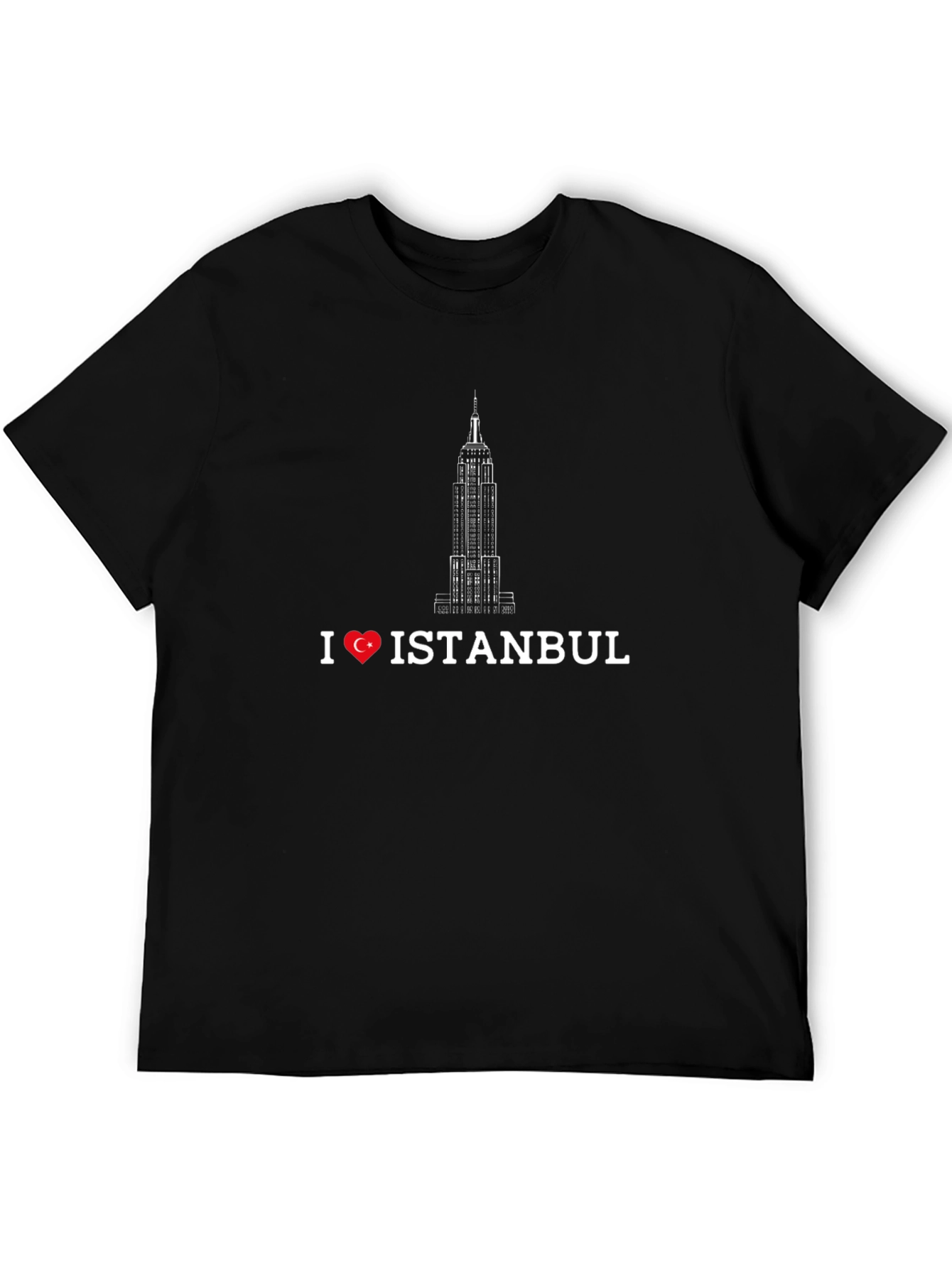 I Love Istanbul T-Shirt - Black
