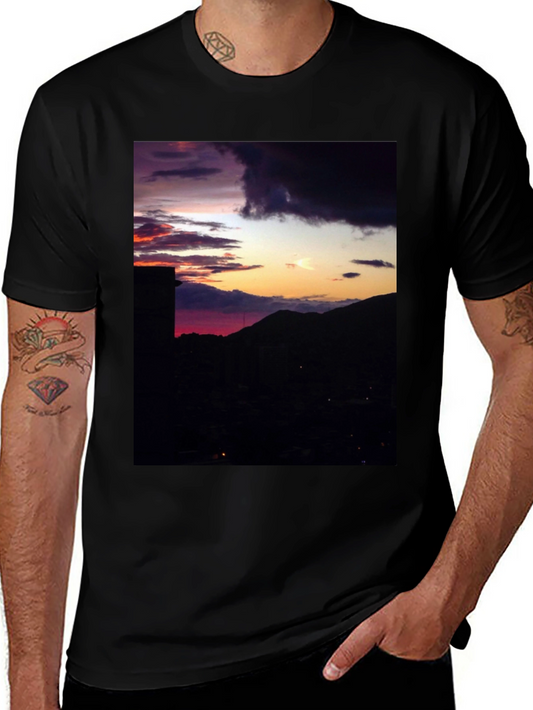 Sunset Silhouette Graphic Tee