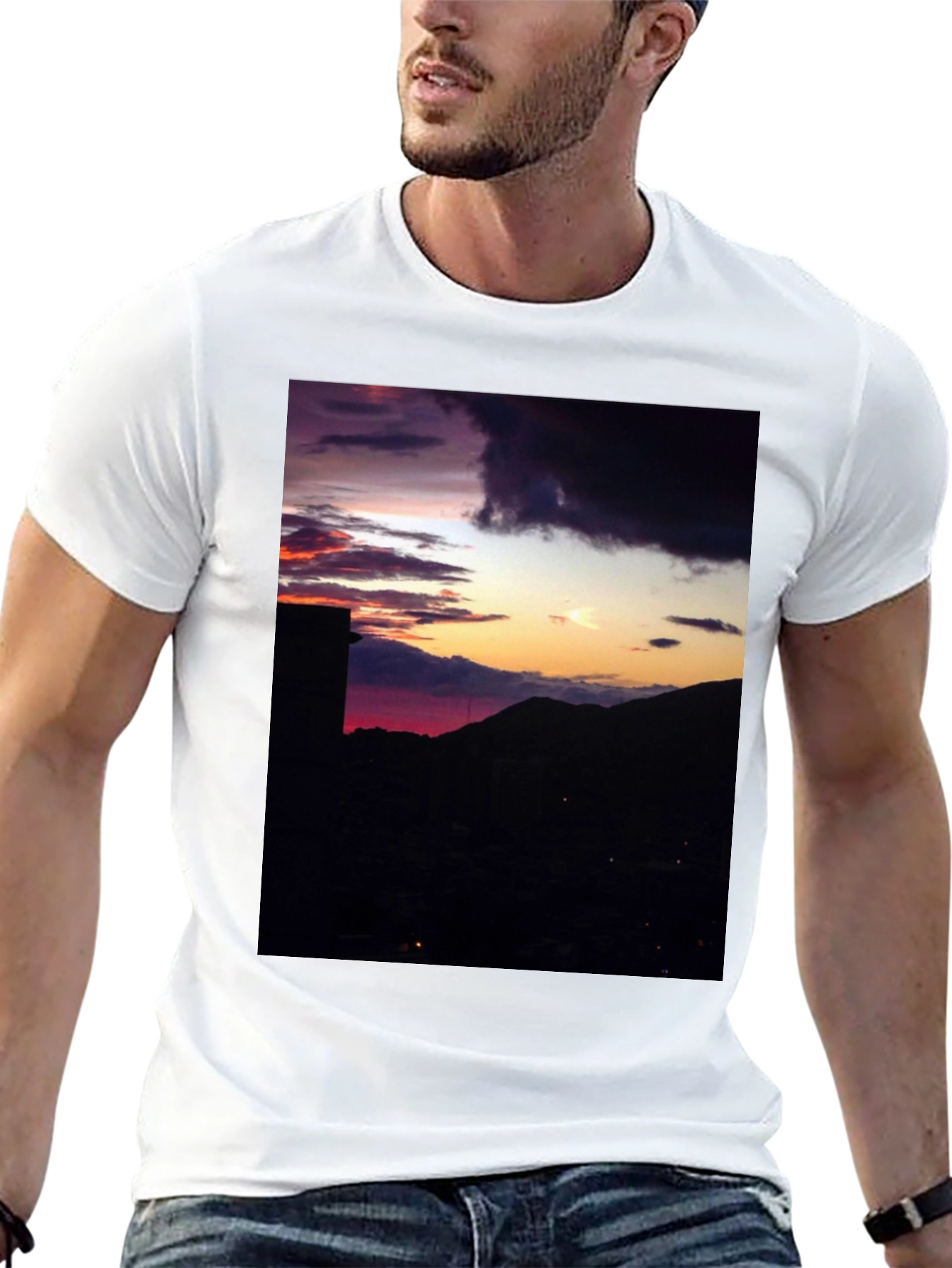 Sunset Silhouette Graphic Tee