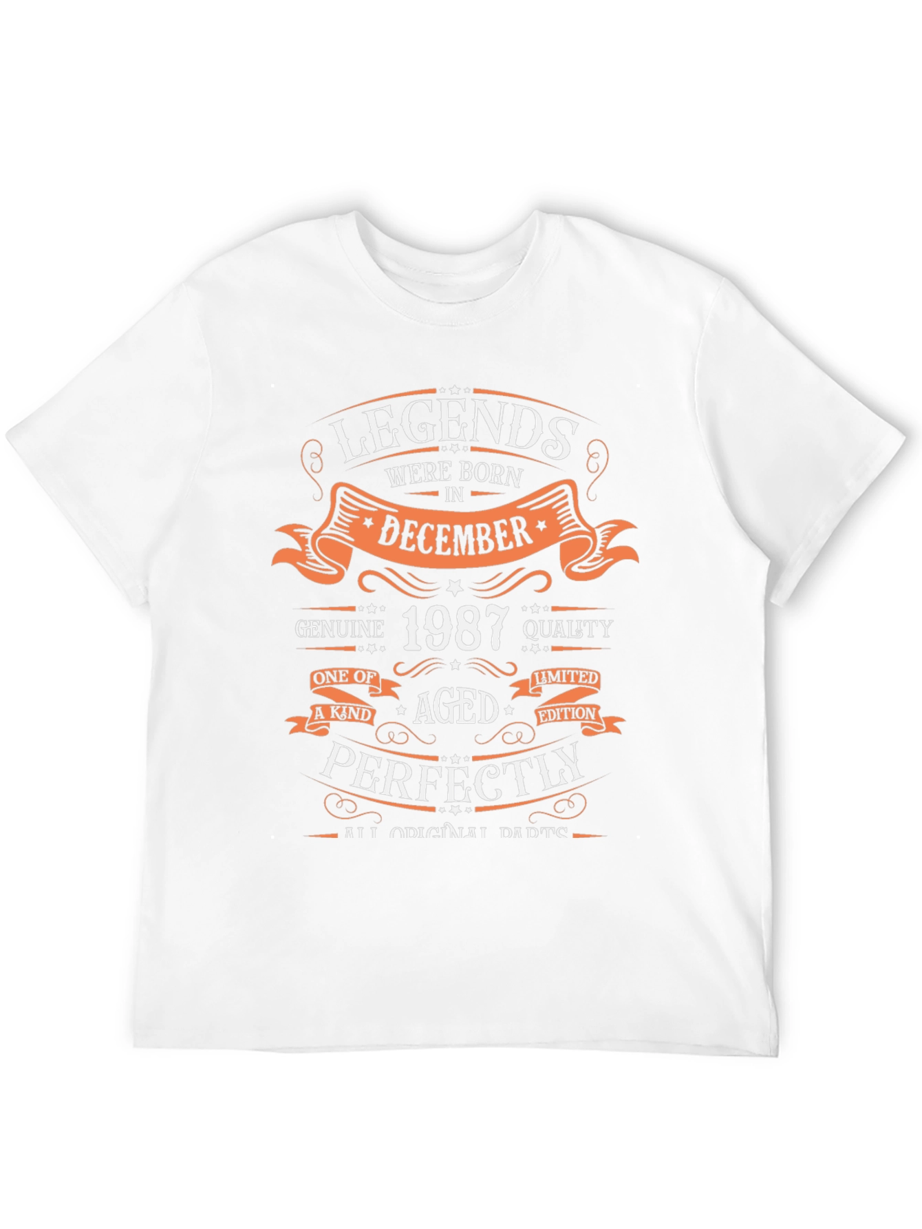 Legends Born in December 1987 Graphic T-Shirt