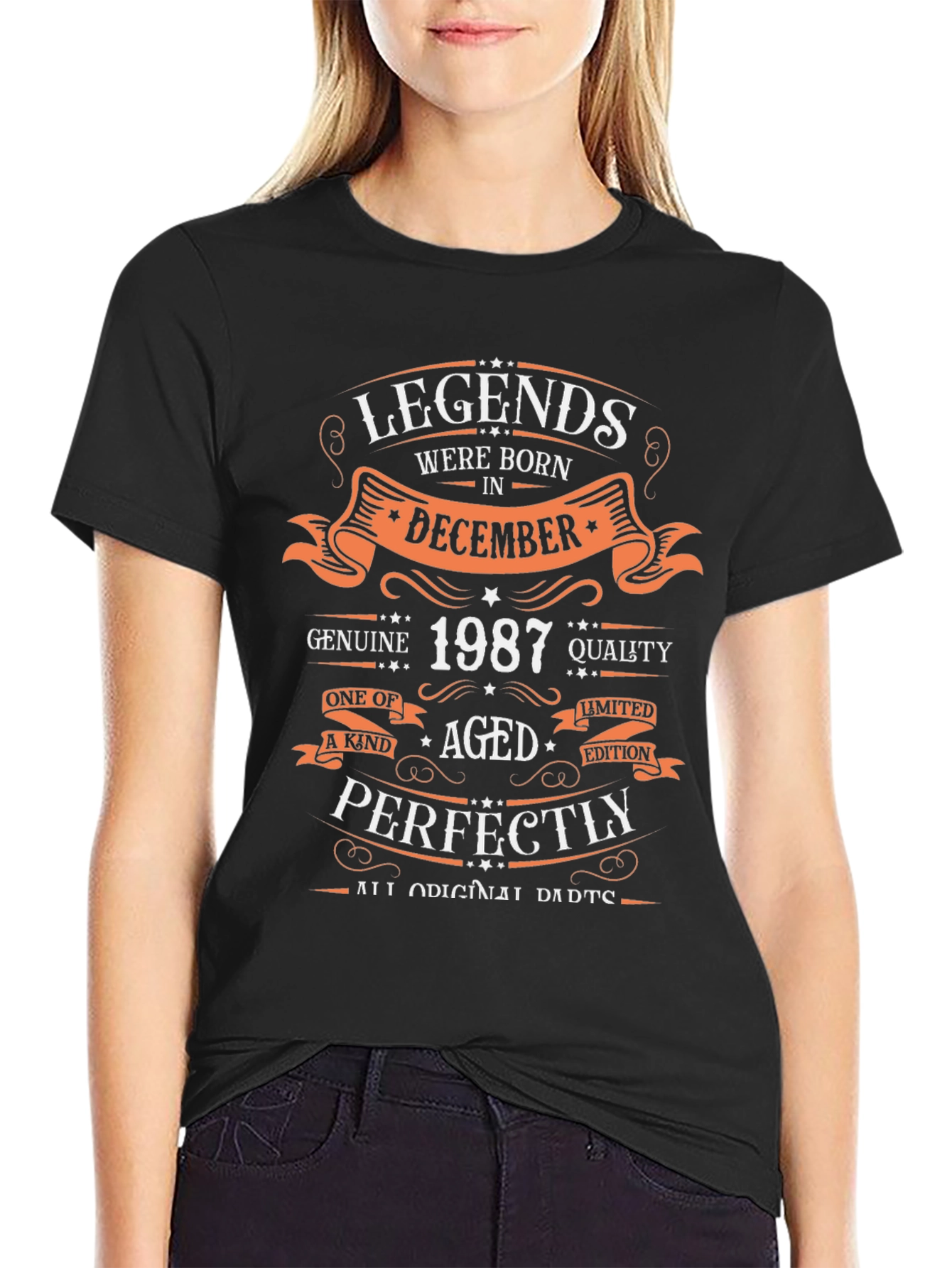 Legends Born in December 1987 Graphic T-Shirt