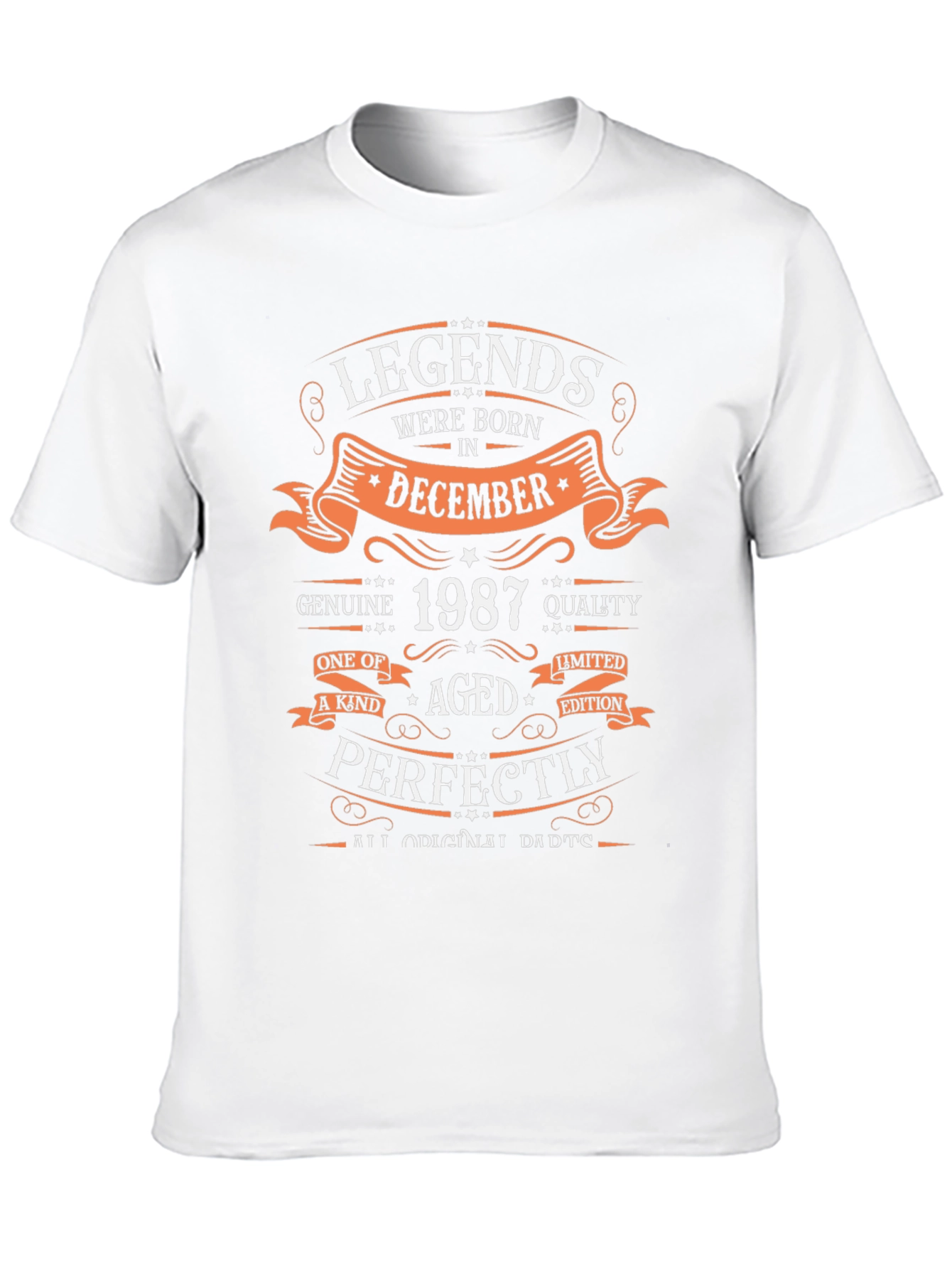 Legends Born in December 1987 Graphic T-Shirt