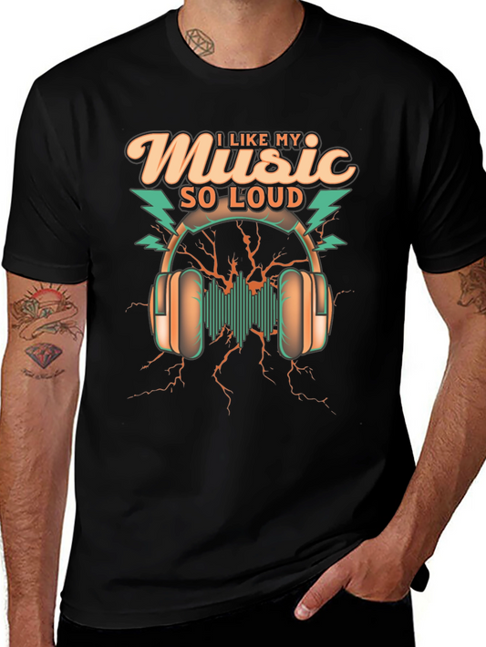 Music Lover Tee - I Like My Music So Loud